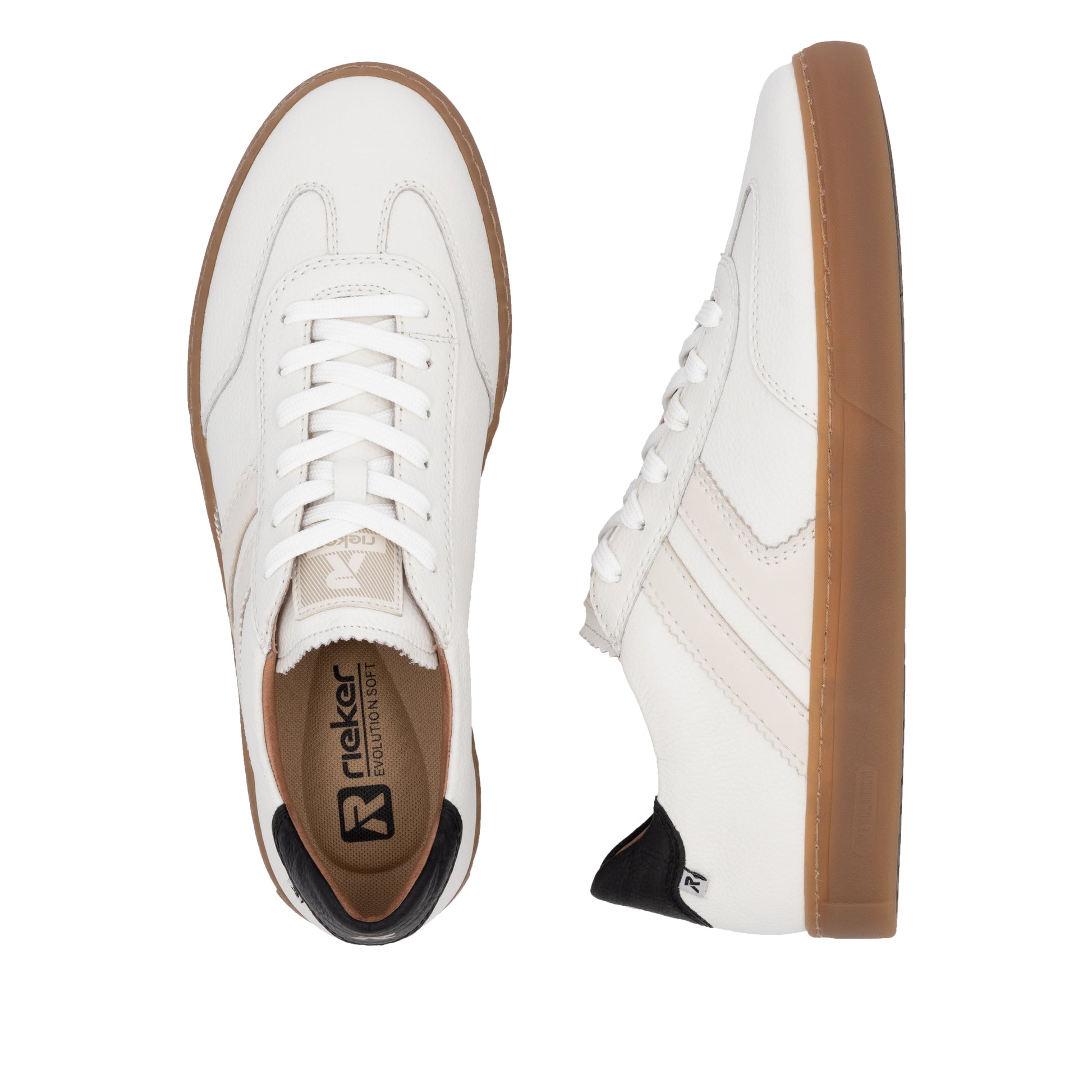 White Elasticated Shoes for Men | Rieker Sport U0707-80