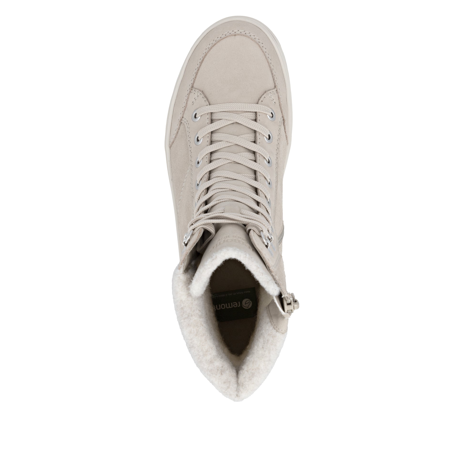 Beige Zip Boots for Women | Remonte D2U70-62