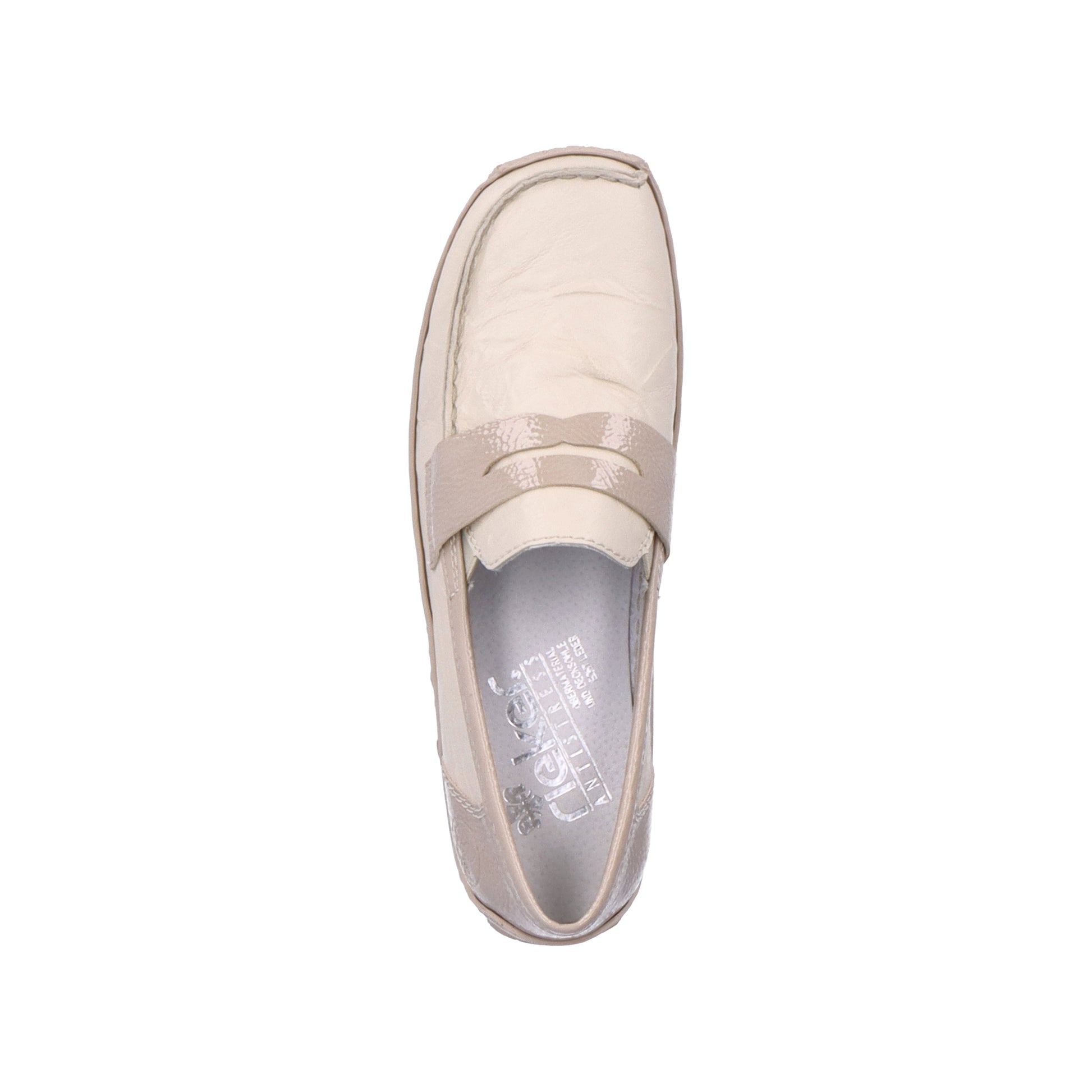 Beige Slip-On Shoes for Women | Rieker L1752-60