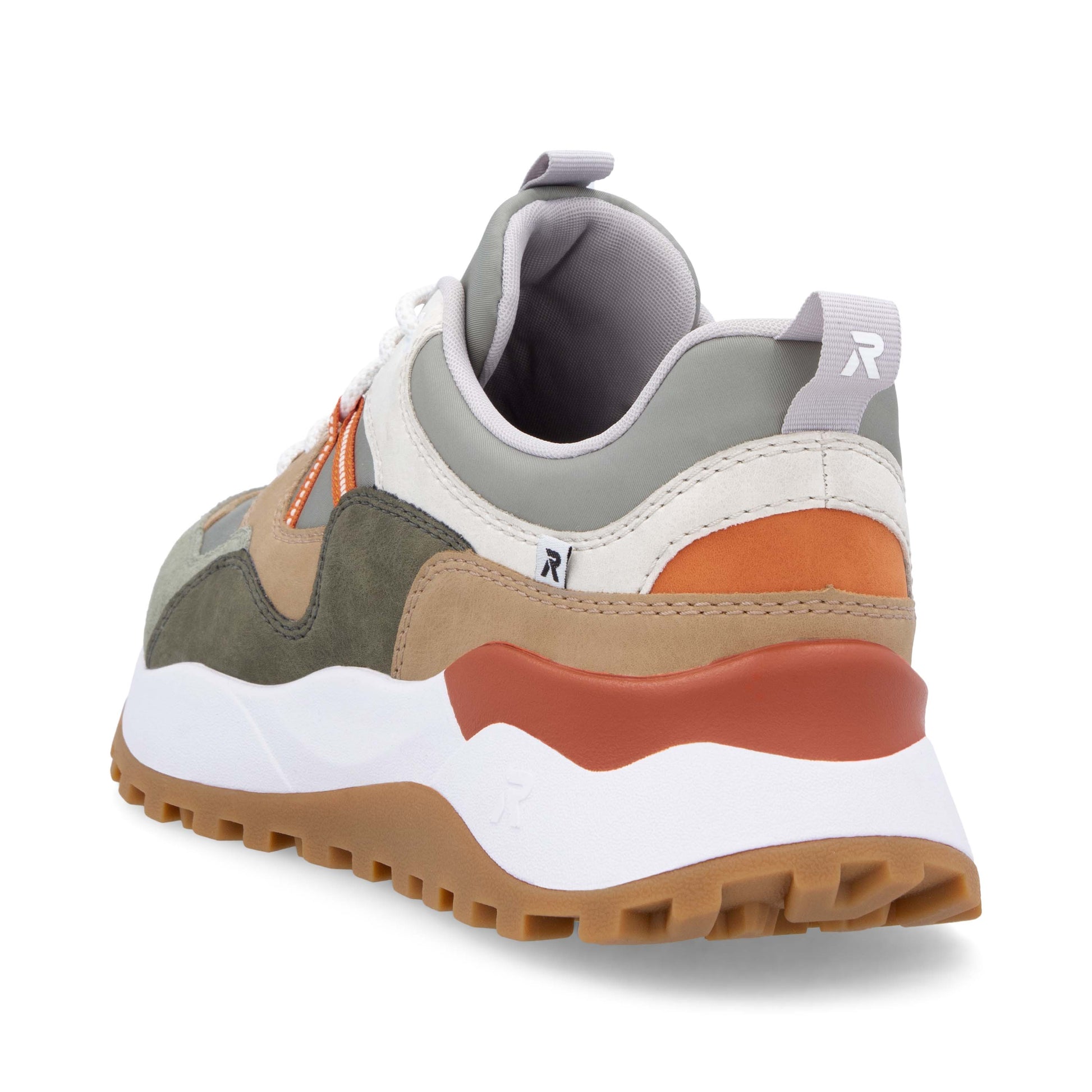 Green Elasticated Shoes for Men | Rieker U1301-52