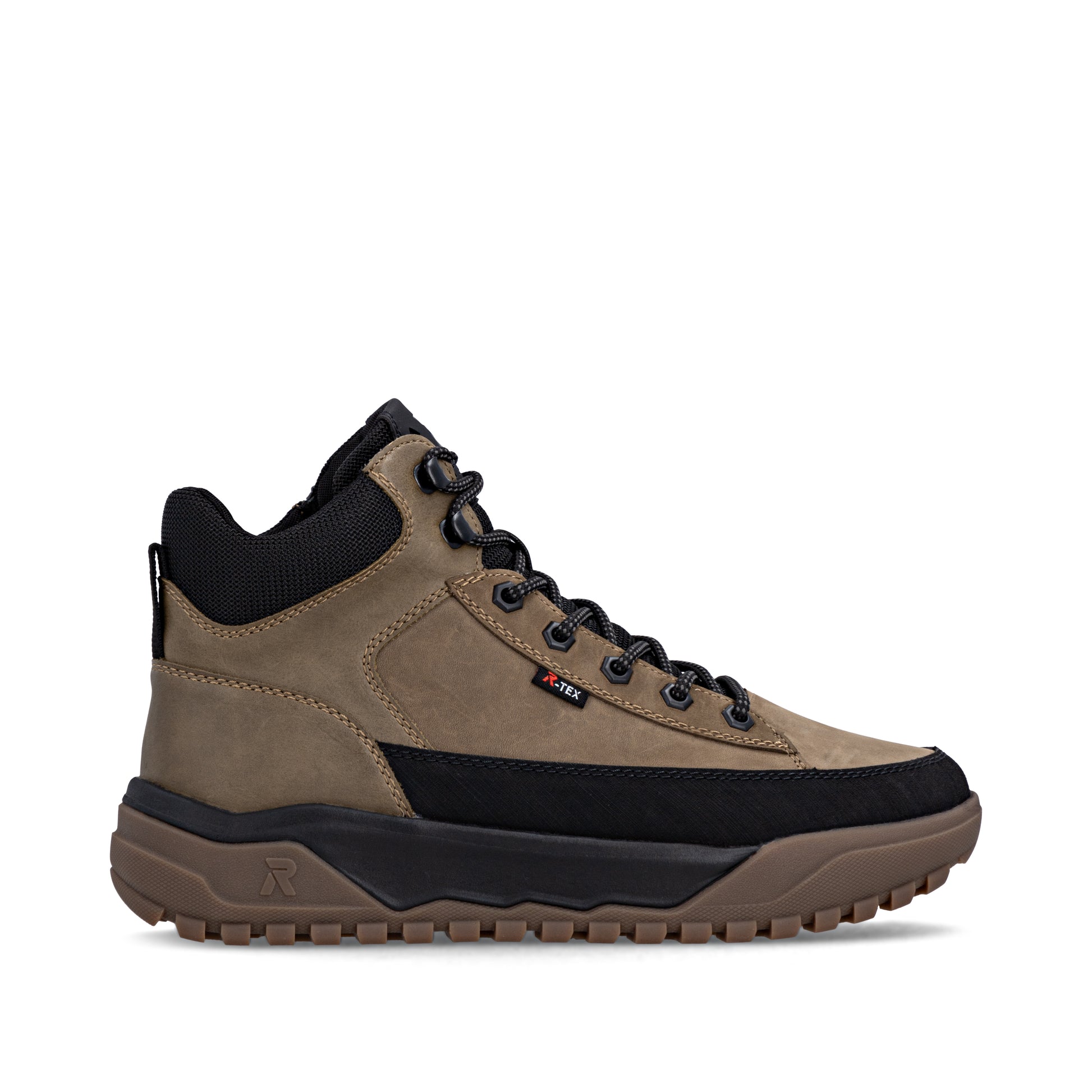 Brown Zip Boots for Men | Rieker U1571-20