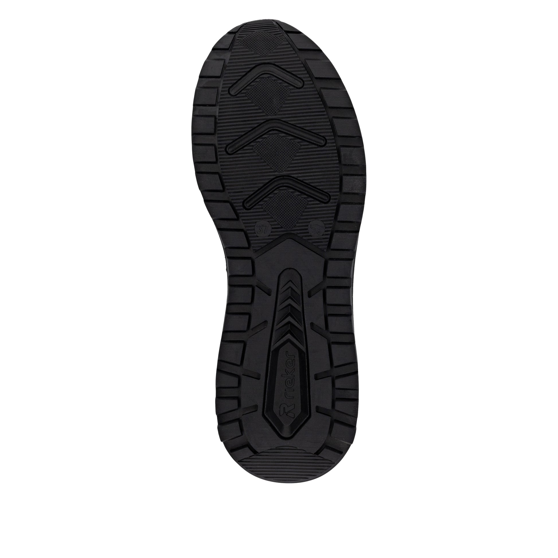 Black Elasticated Shoes for Women | Rieker W2501-00