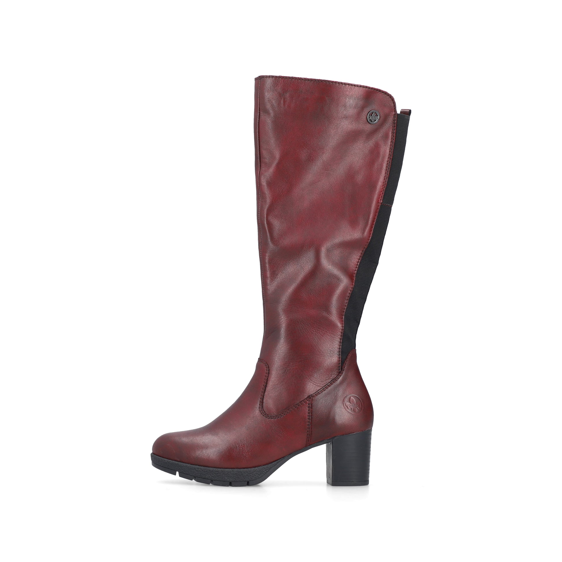 Red Zip Boots for Women | Rieker 77684-35
