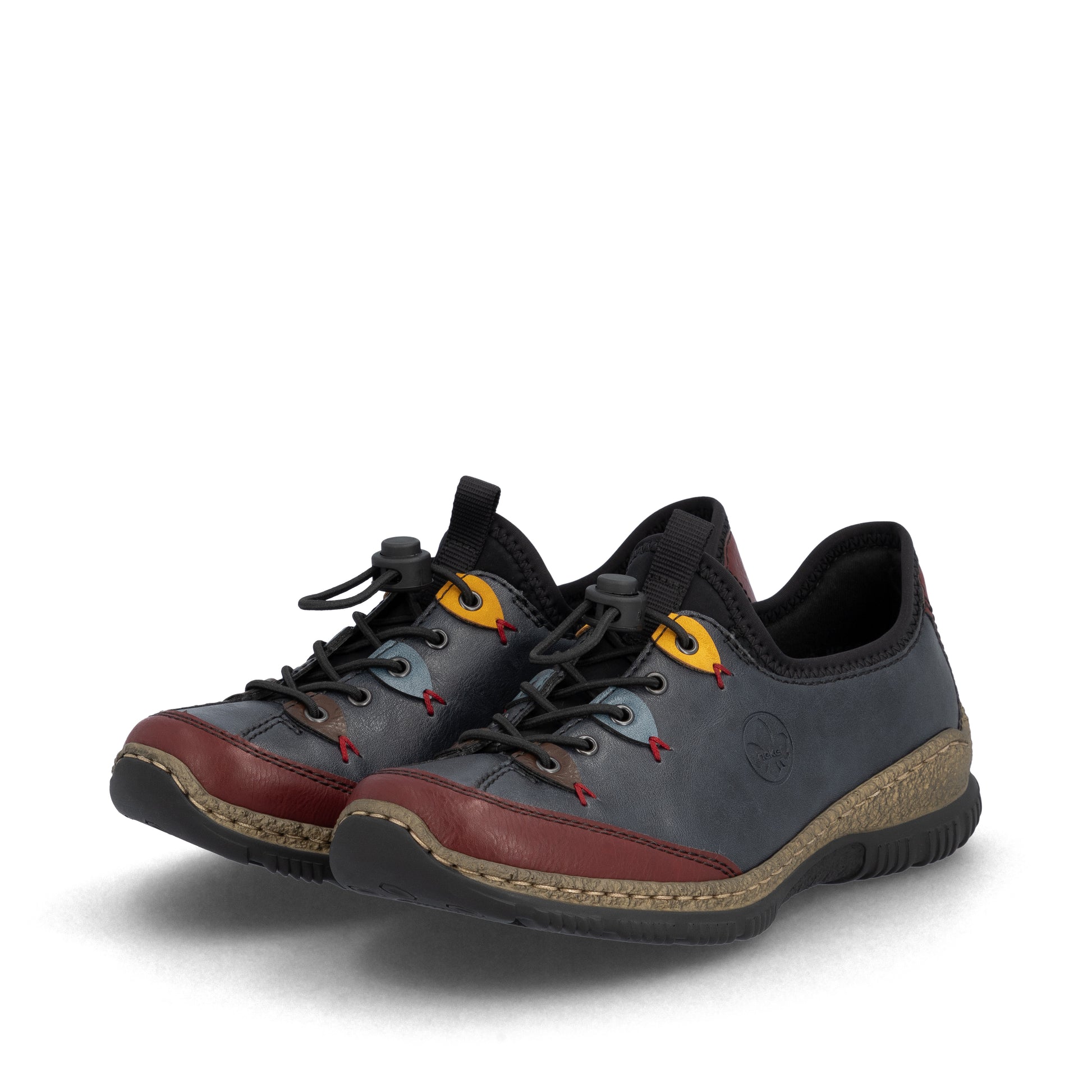 Blue Elasticated Shoes for Women | Rieker N3271-35