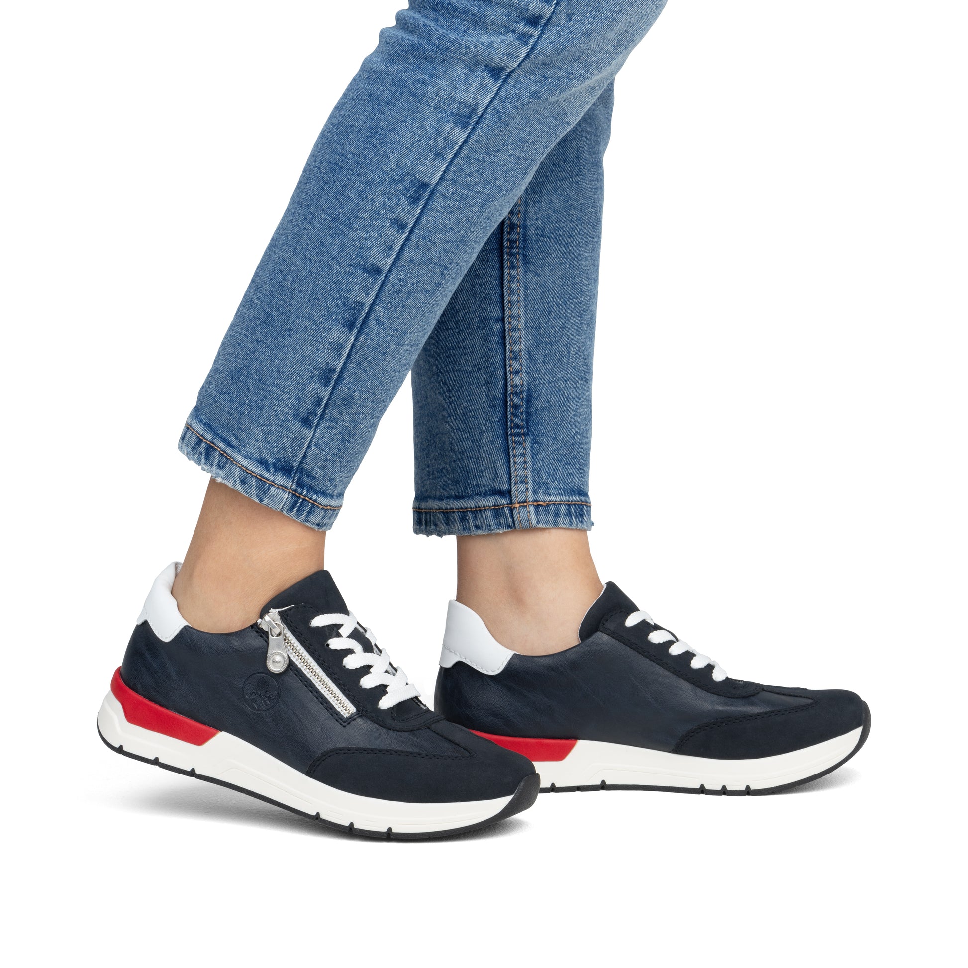 Blue Zip Shoes for Women | Rieker 58923-14
