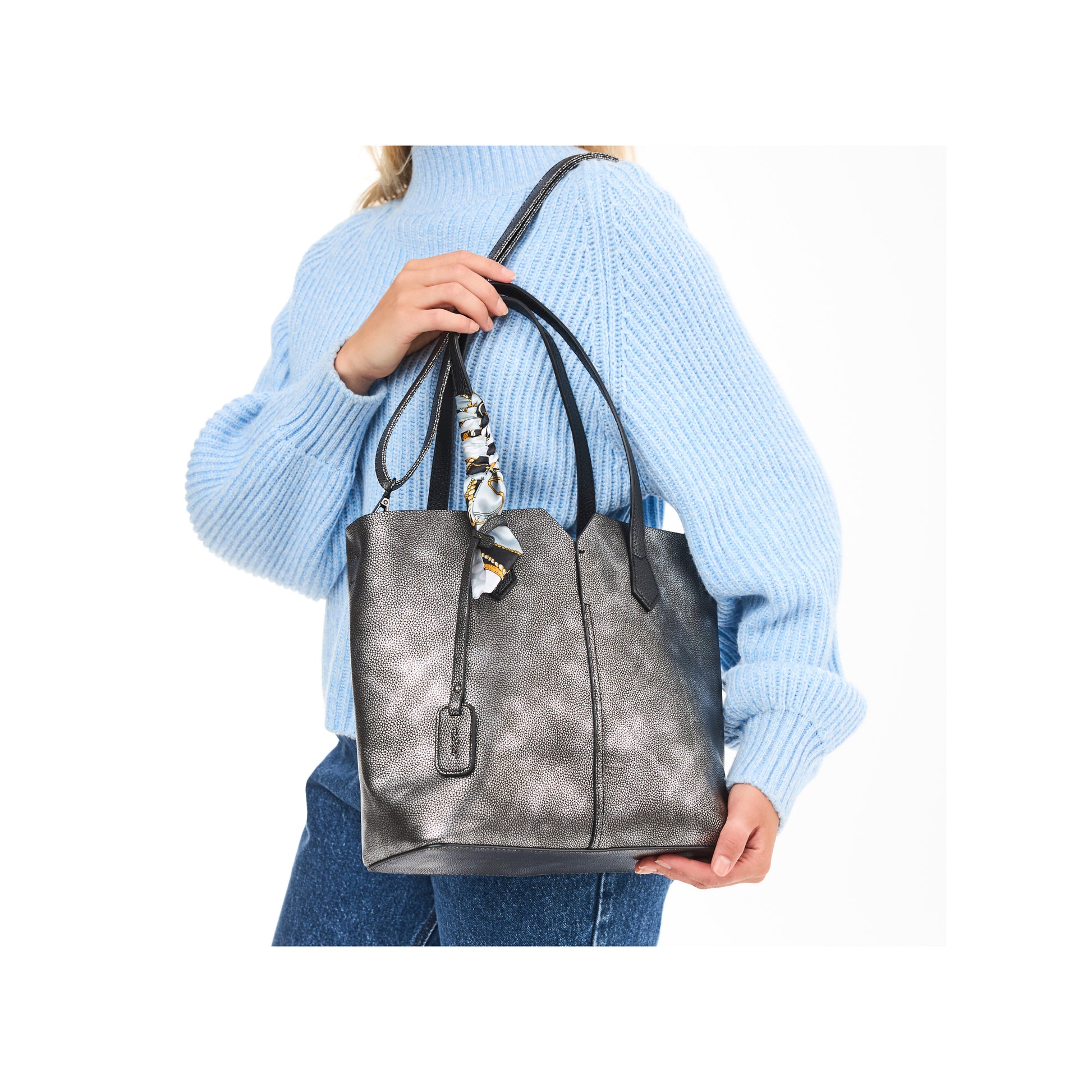 Silver/Platinum  Bags for Women | Rieker H1006-42