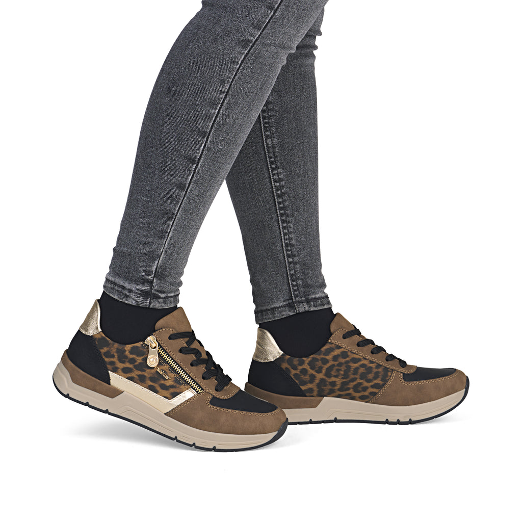 Brown Zip Shoes for Women | Rieker 58902-24
