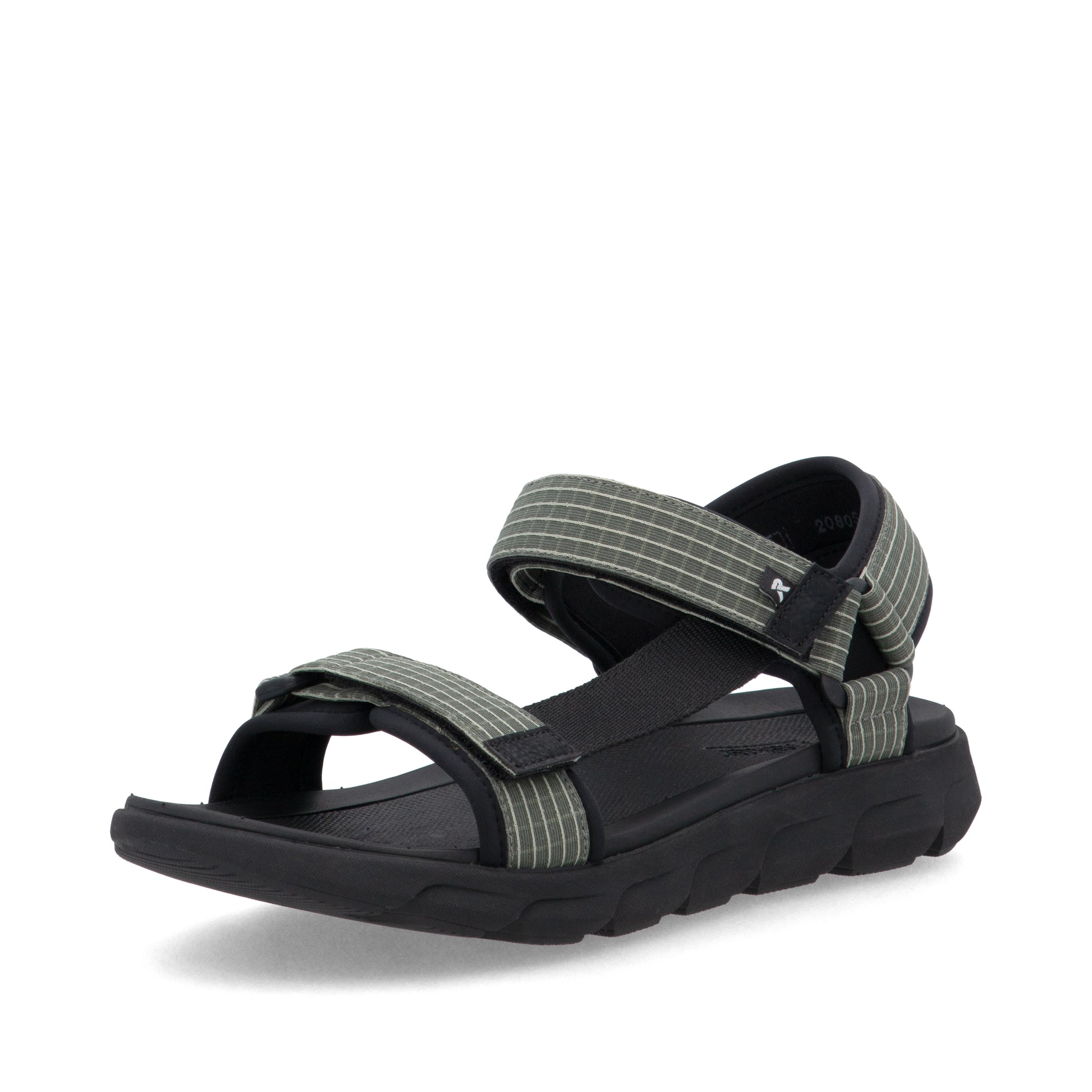 Green Hook & Loop Sandals for Men | Rieker 20805-54