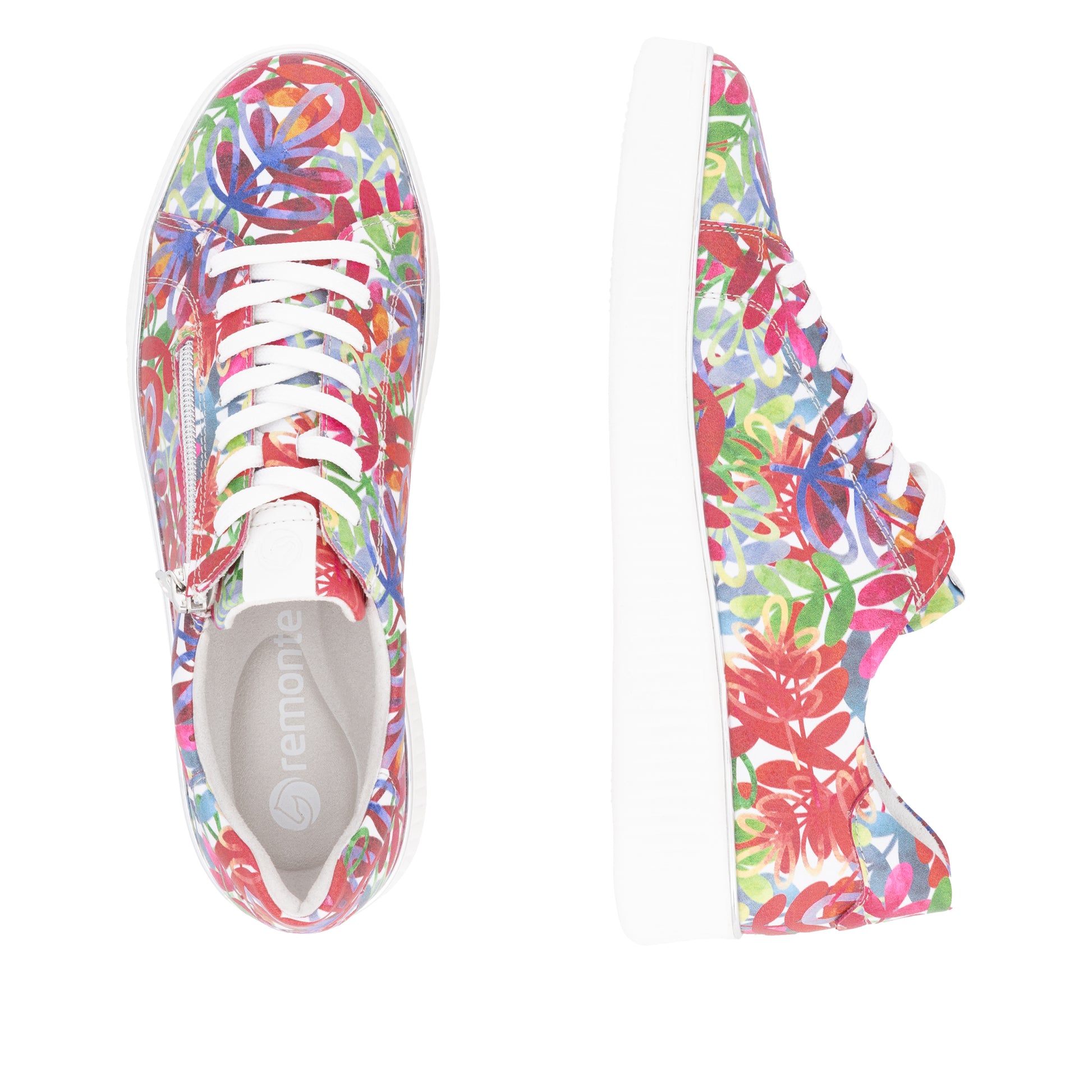 Multi Zip Shoes for Women | Remonte D2E02-90