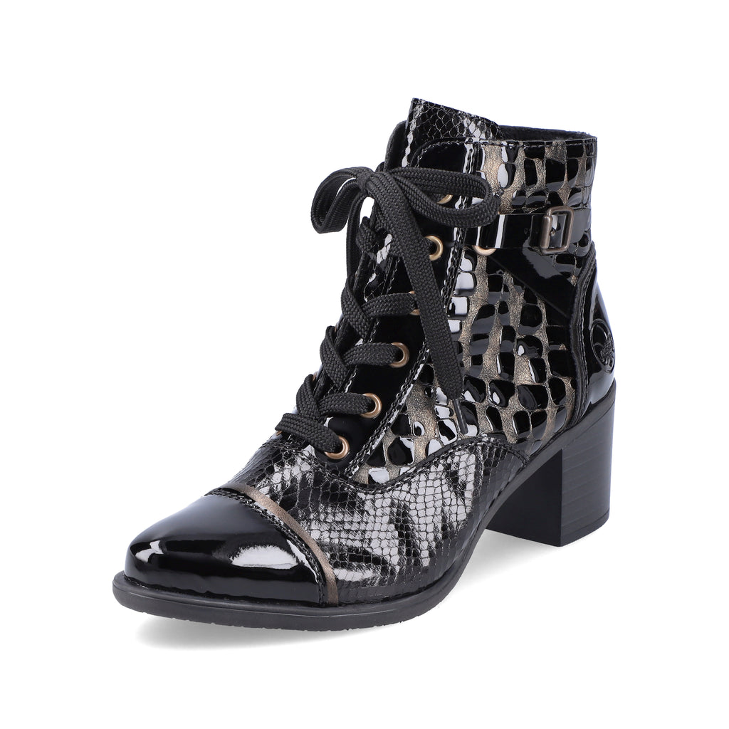Black Zip Boots for Women | Rieker Y2032-00