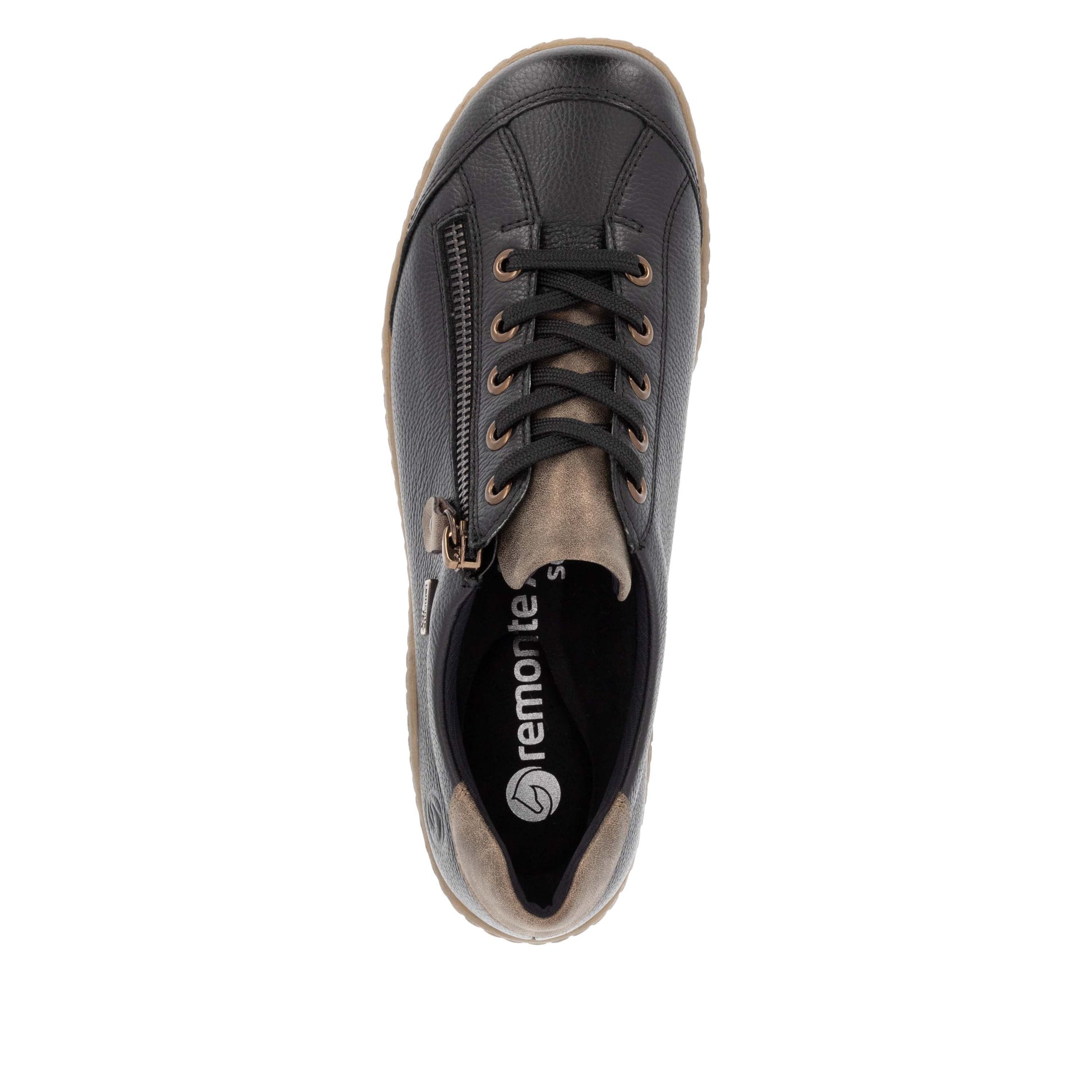Black Zip Shoes for Women | Remonte R1402-08
