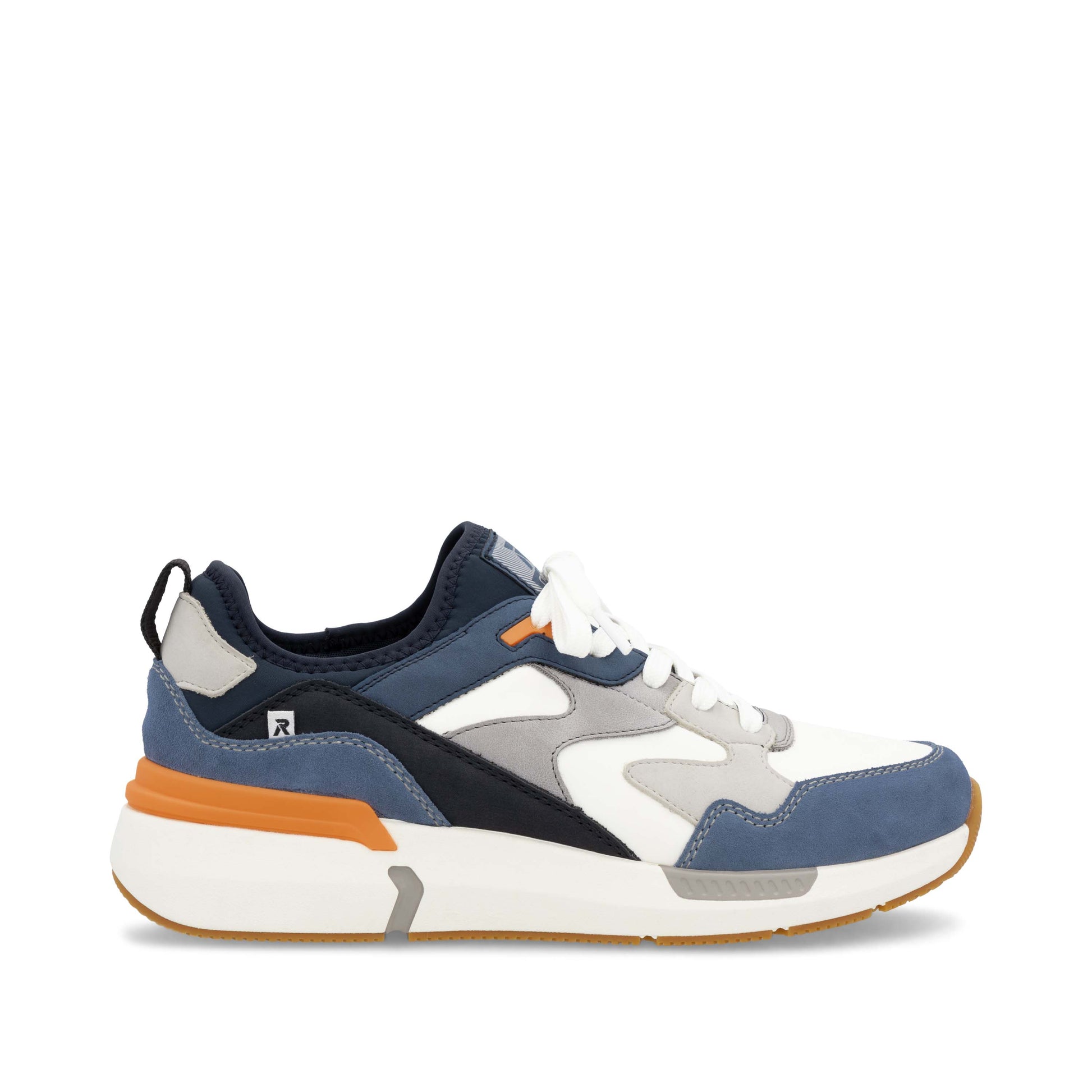 Blue Elasticated Shoes for Men | Rieker U1403-14