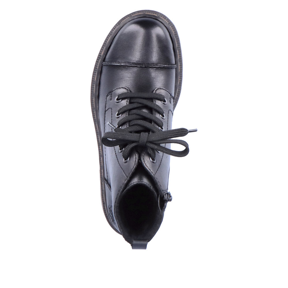 Black Zip Boots for Women | Rieker 78202-00