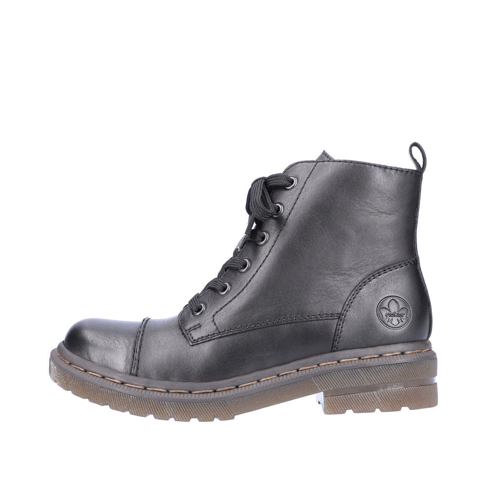 Black Zip Boots for Women | Rieker 78202-00
