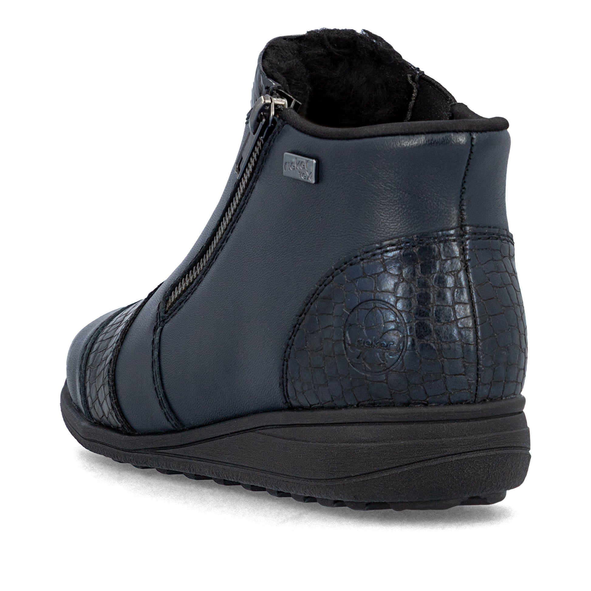 Blue Zip Boots for Women | Rieker 47254-14