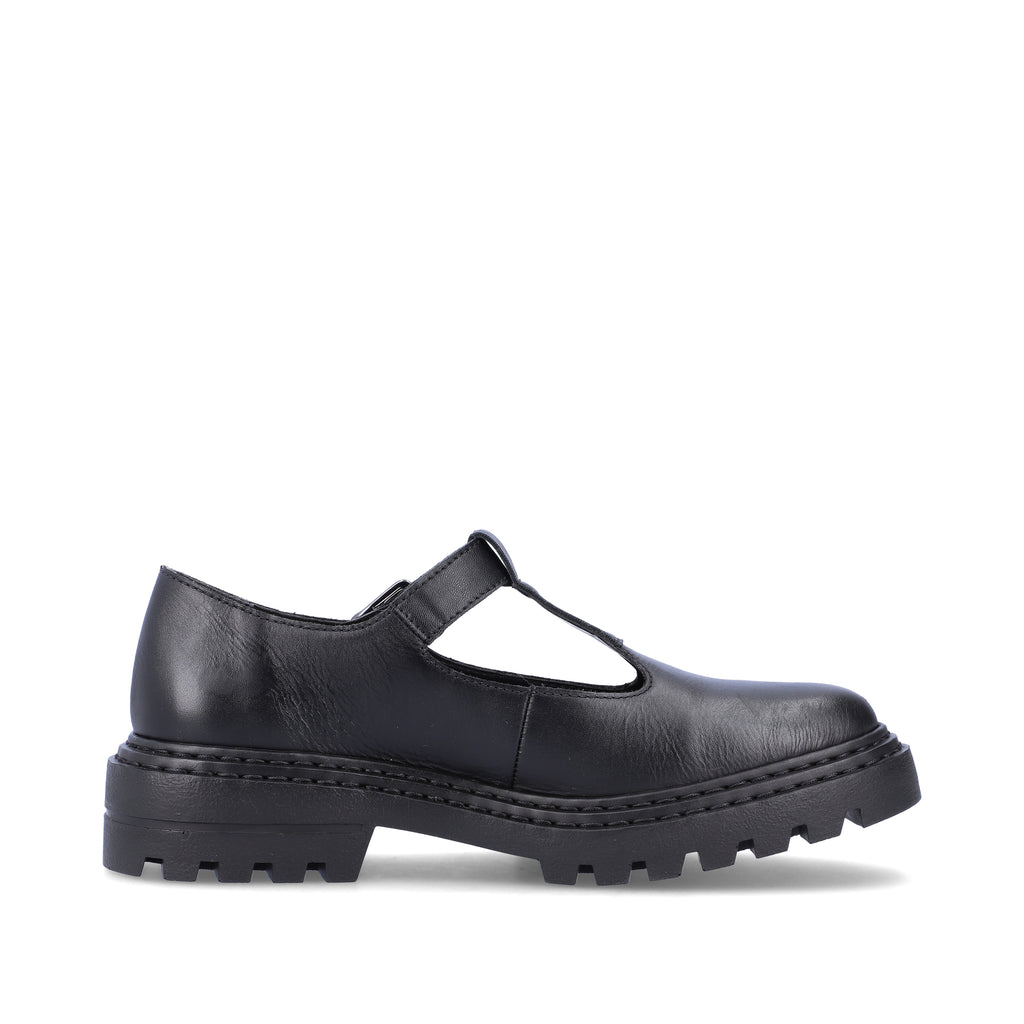 Black Buckle Shoes for Women | Rieker Z9664-00