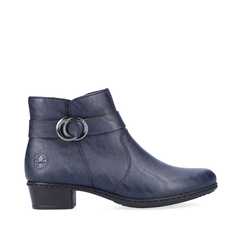 Blue Zip Boots for Women | Rieker Y0775-14