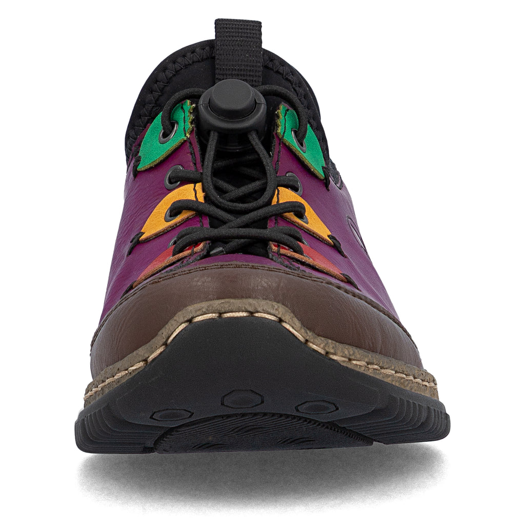 Pink Elasticated Shoes for Women | Rieker N3271-30