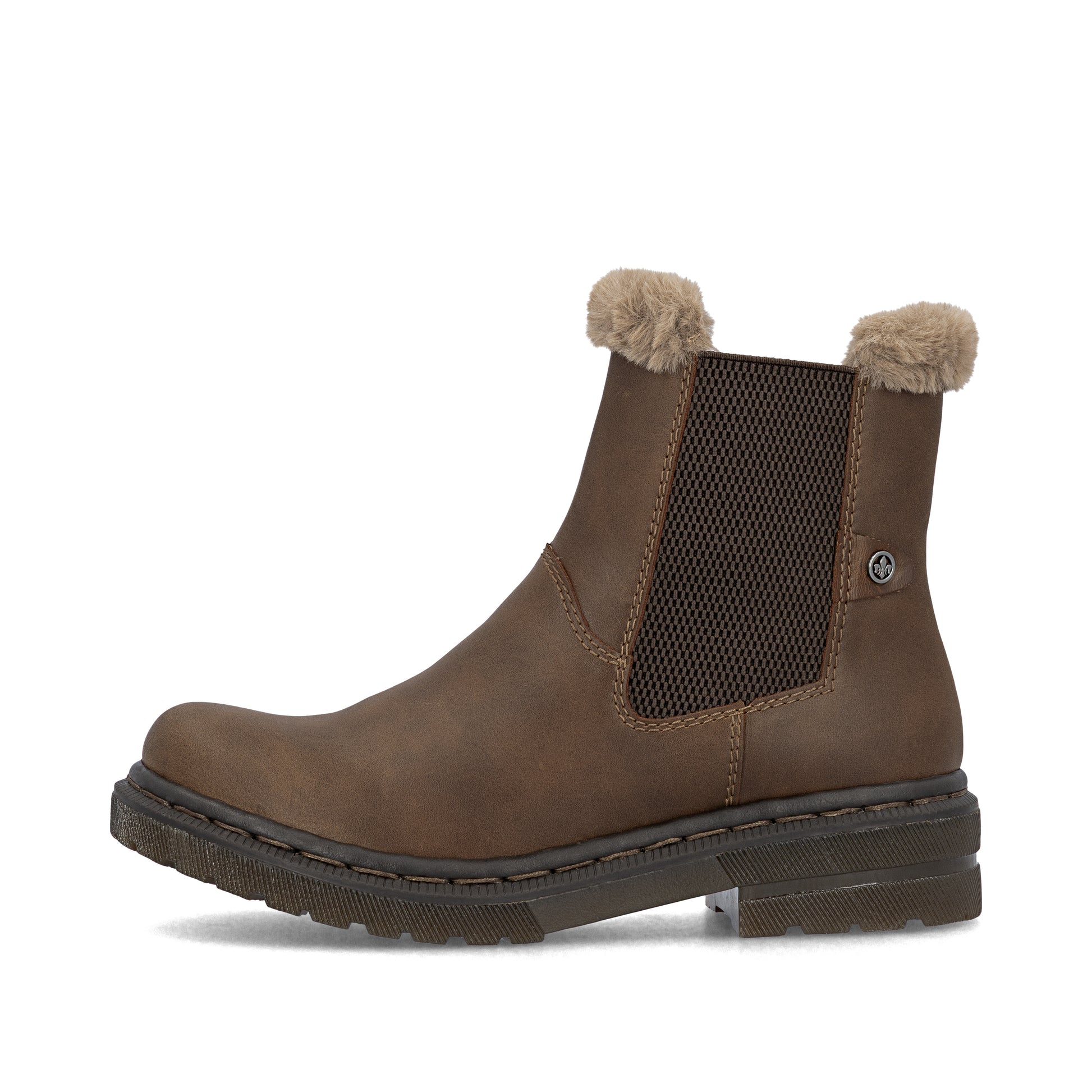 Brown Zip Boots for Women | Rieker 78250-22