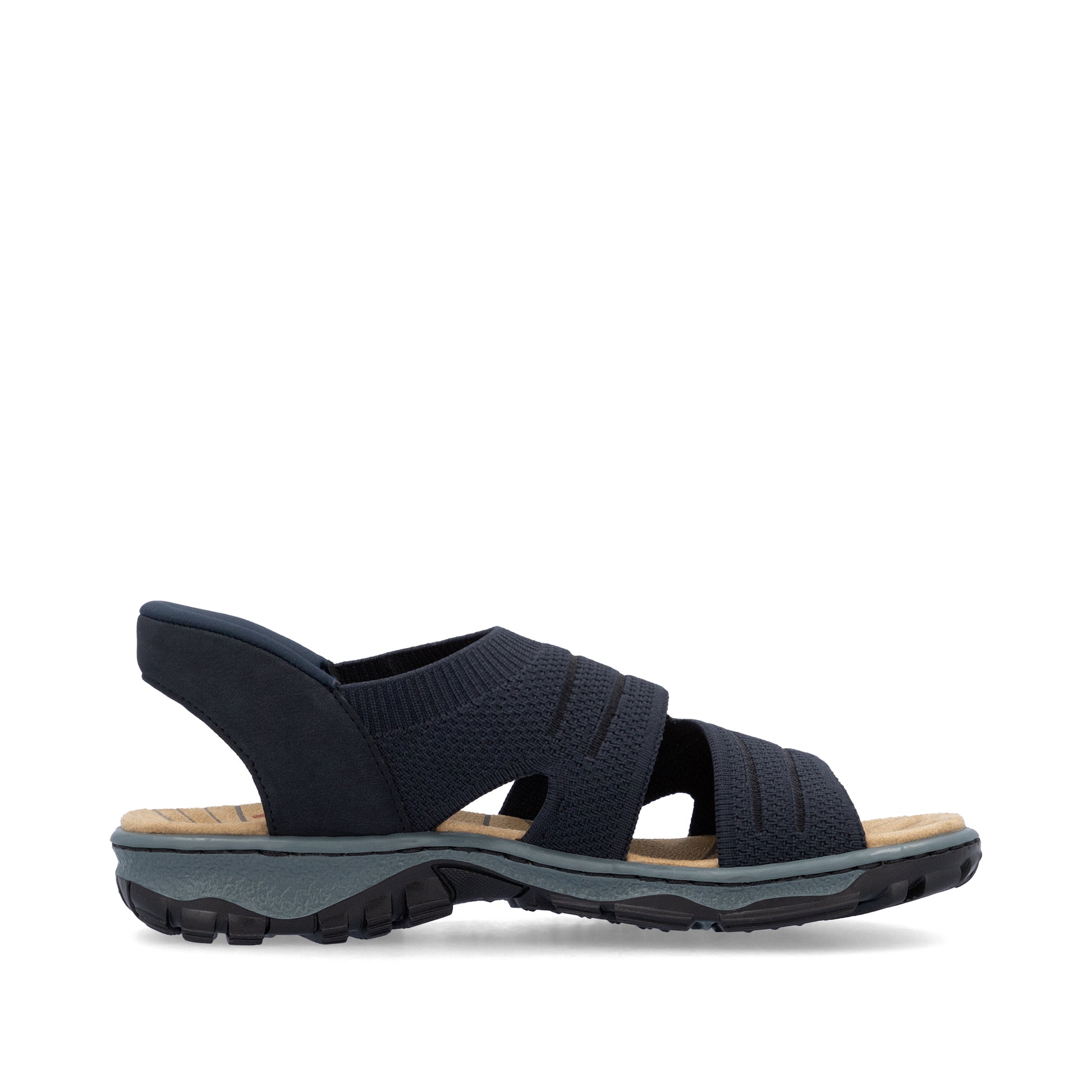 Blue Elasticated Sandals for Women | Rieker 68895-14