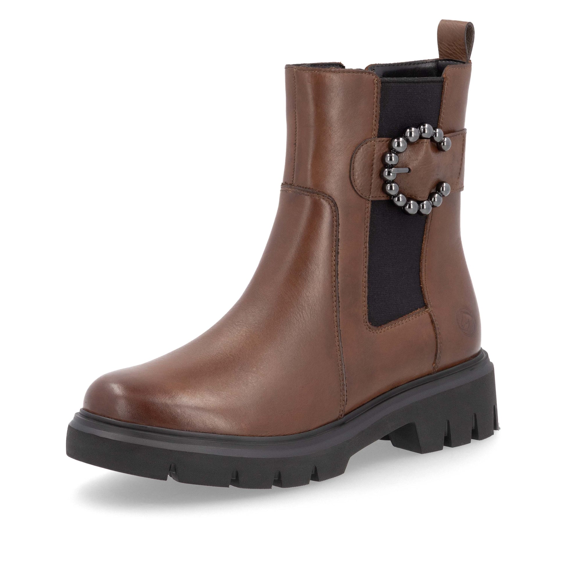Brown Zip Boots for Women | Remonte D1W74-22