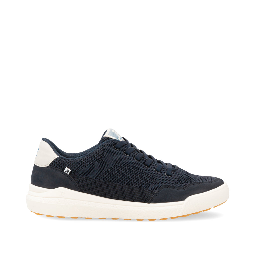 Blue Elasticated Shoes for Men | Rieker U1104-14