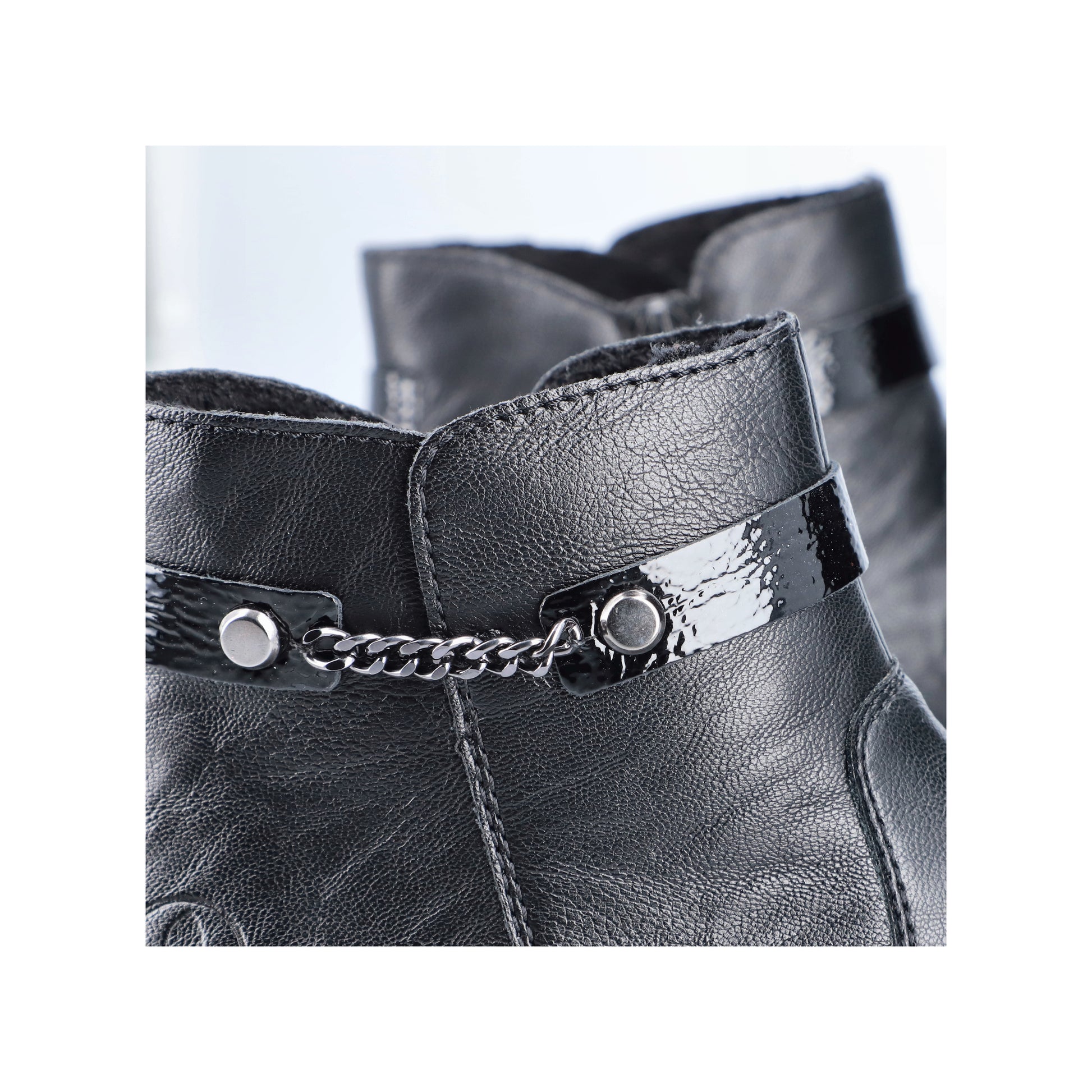 Black Zip Boots for Women | Rieker Y0783-00