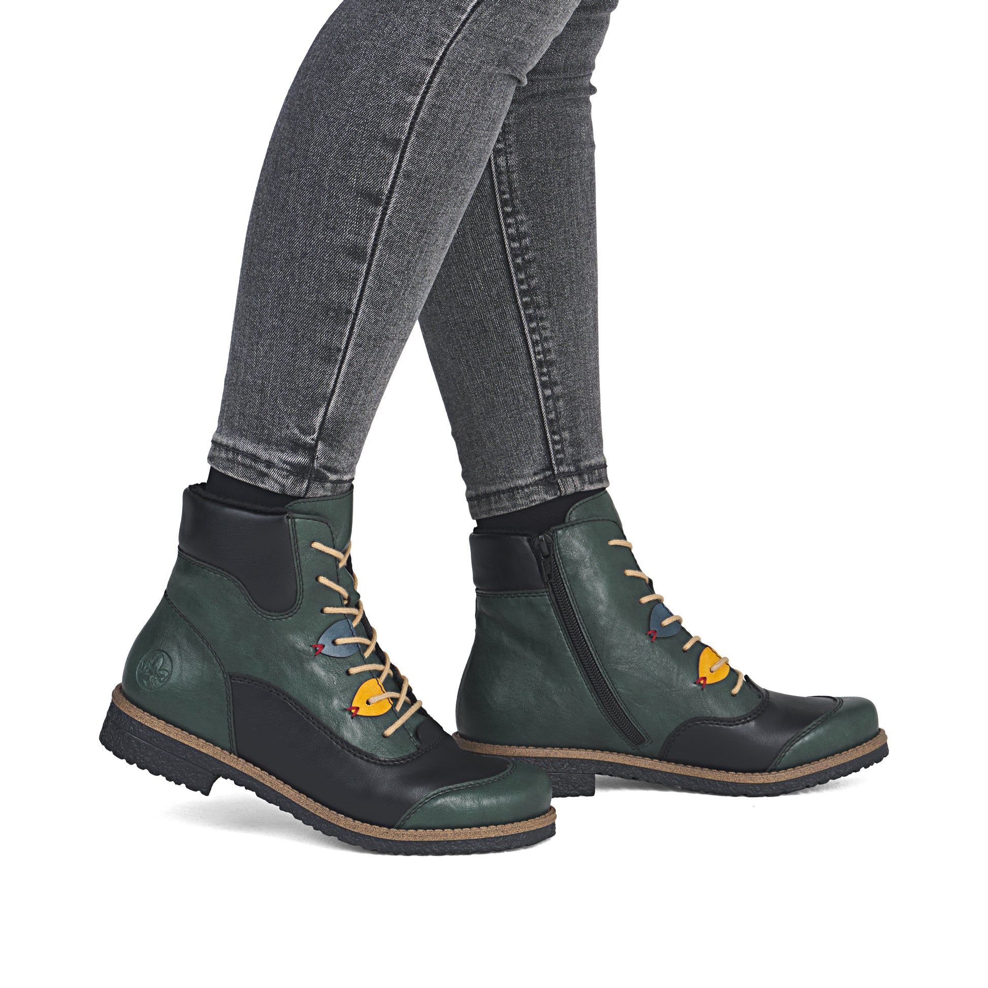 Multi Zip Boots for Women | Rieker 73510-90