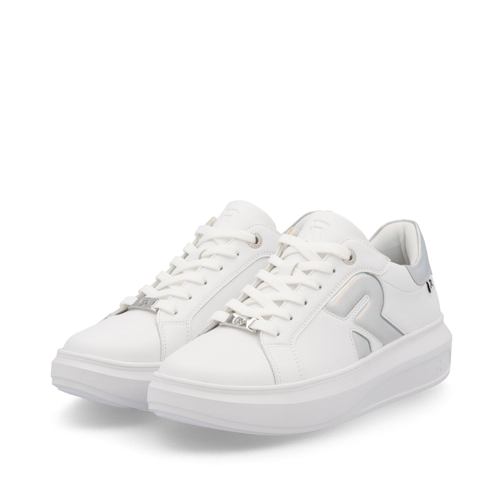 White Elasticated Shoes for Women | Rieker Sport W1204-82