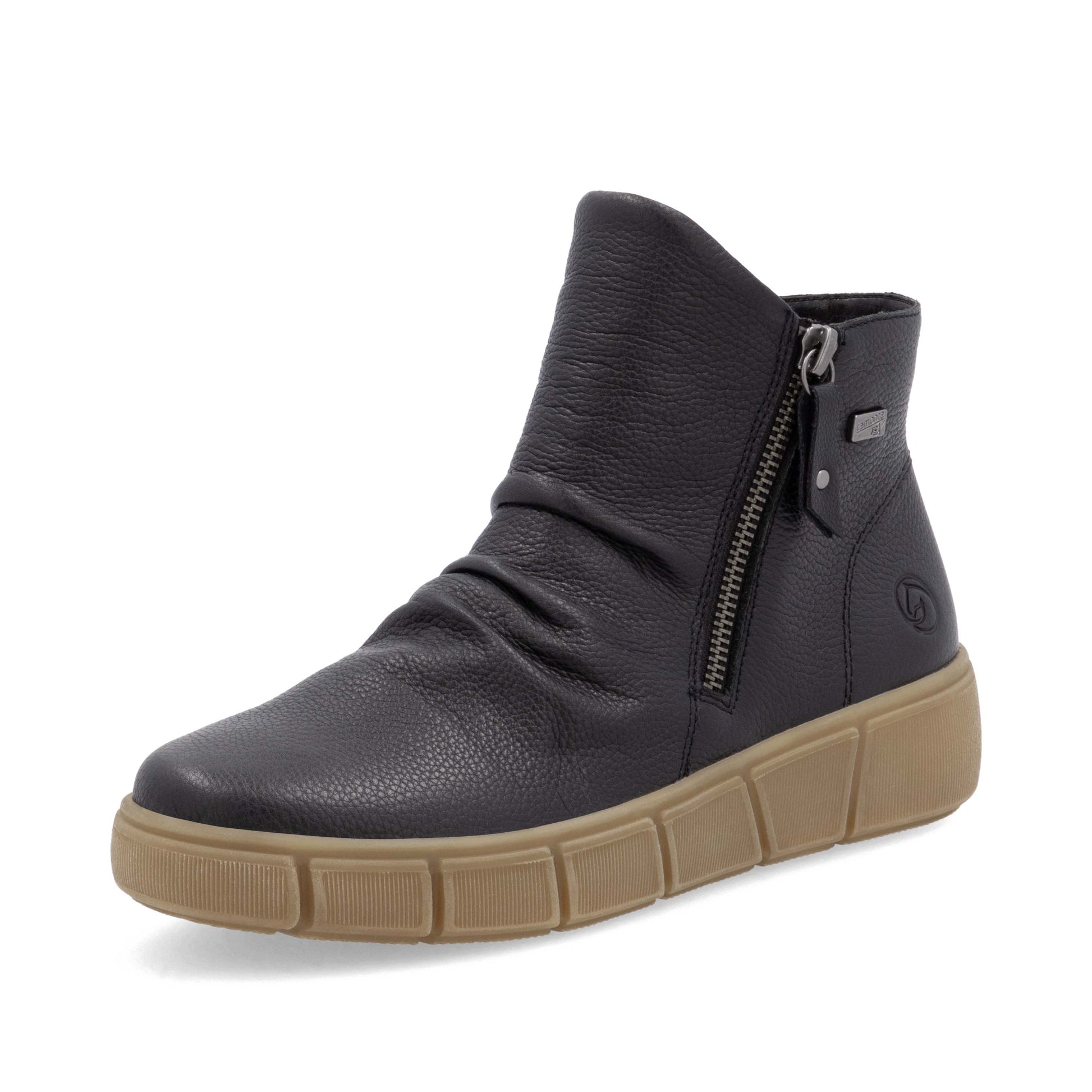 Black Zip Boots for Women | Remonte D1T73-00