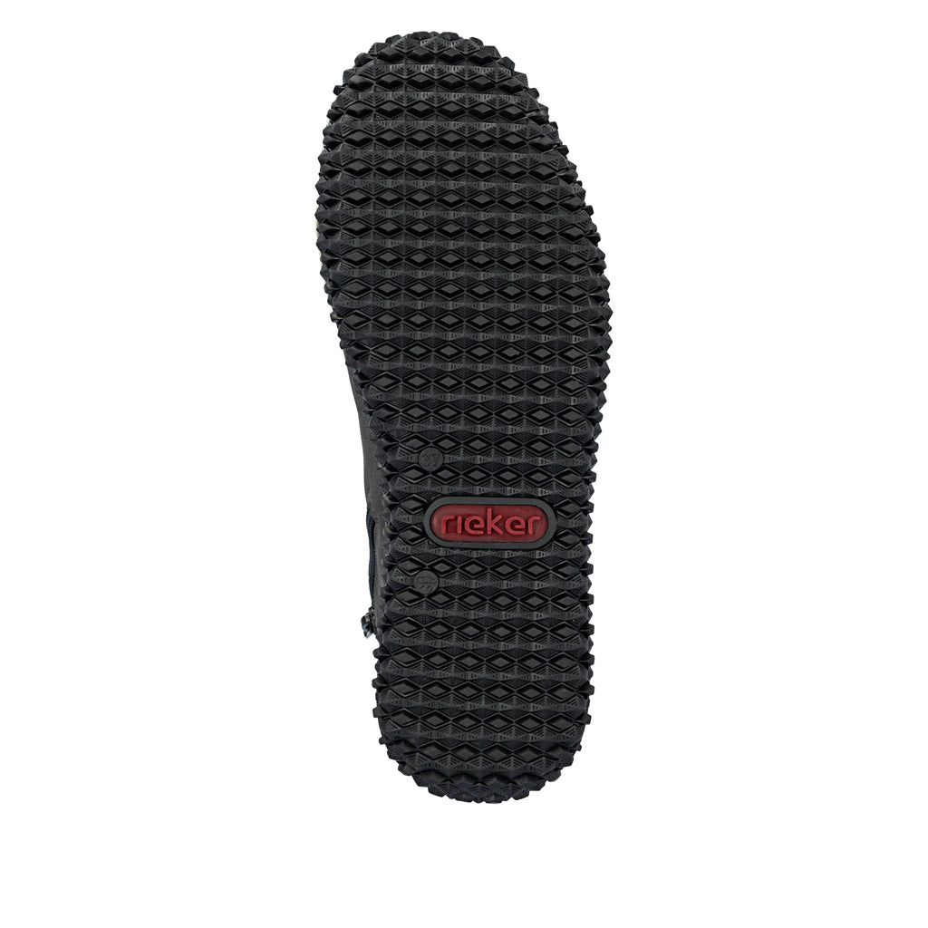 Grey Zip Boots for Women | Rieker Z4251-45