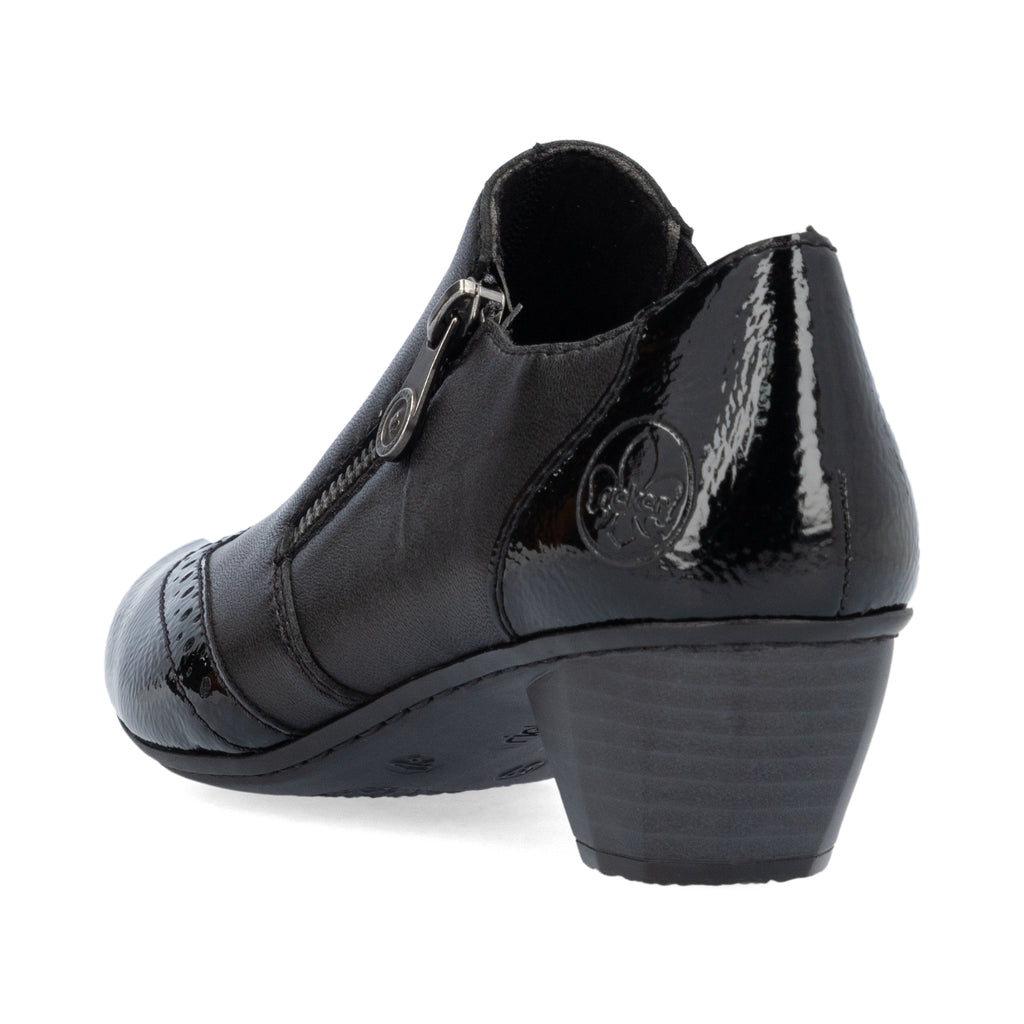 Black Zip Shoes for Women | Rieker 41757-00