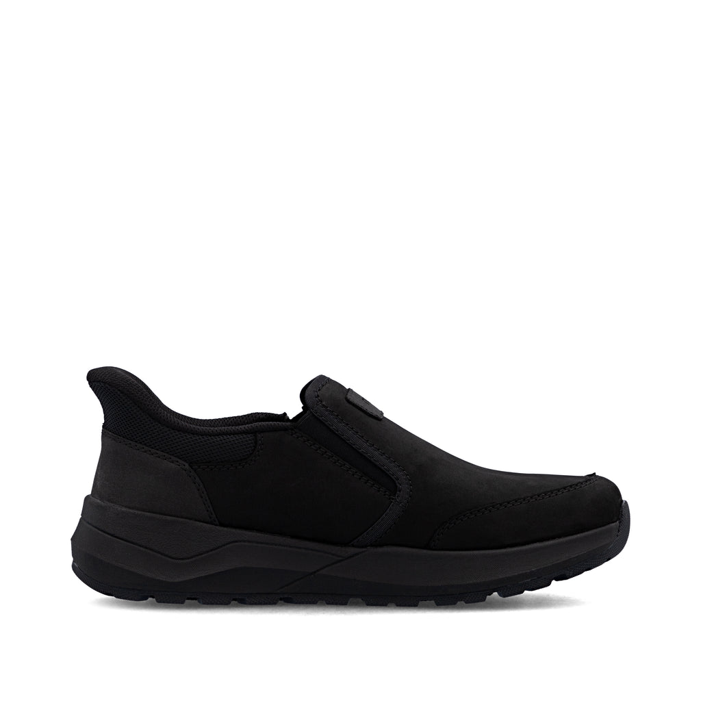Black Elasticated Shoes for Men | Rieker 06052-00