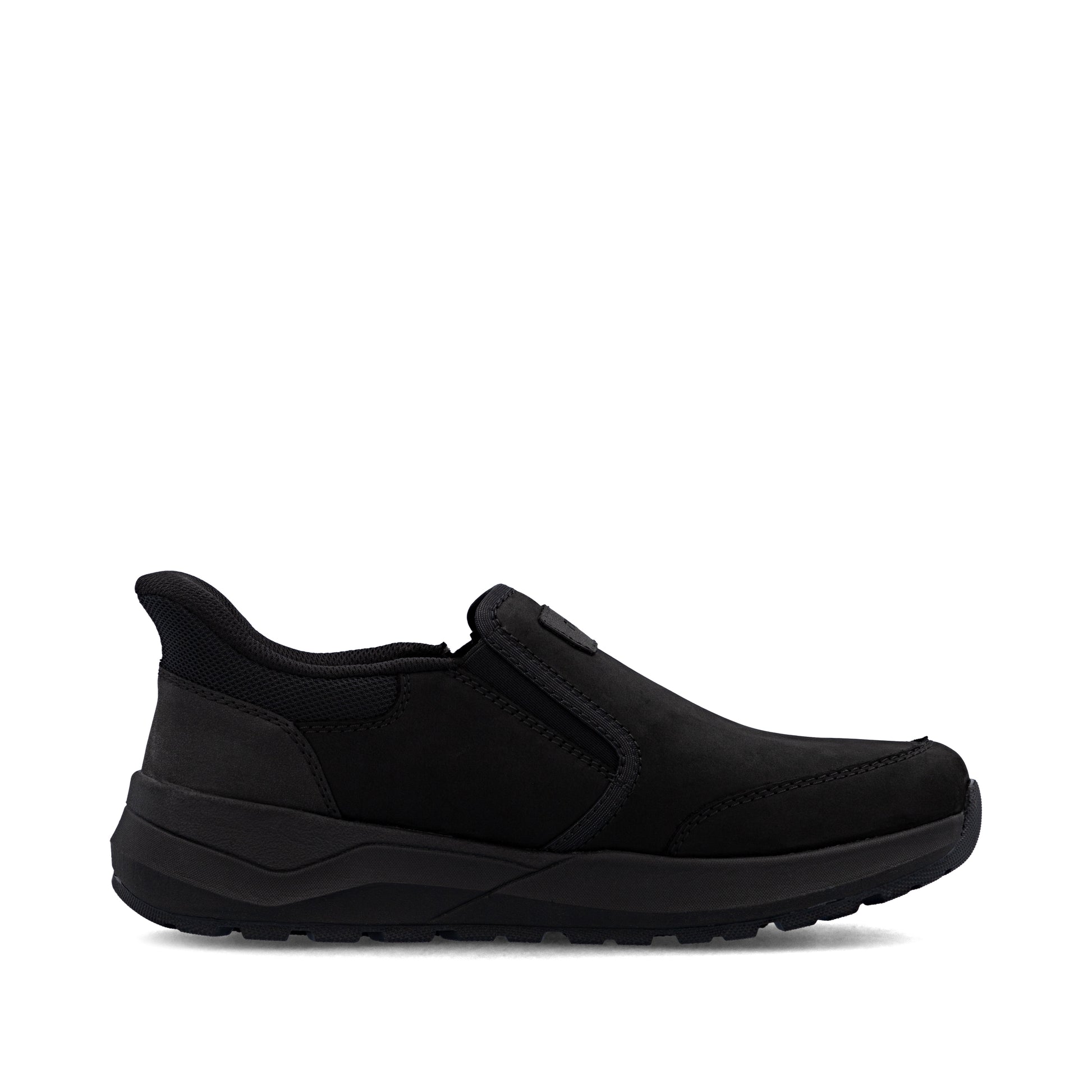 Black Elasticated Shoes for Men | Rieker 06052-00
