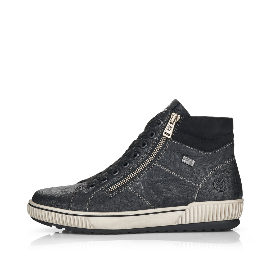 Black Zip Boots for Women | Remonte D0772-01