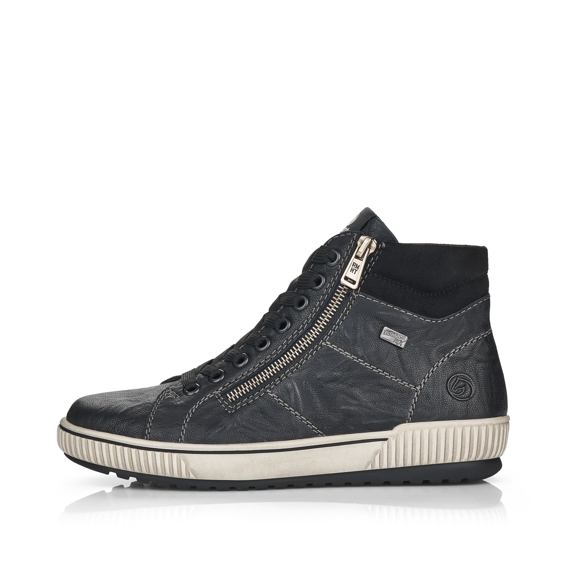 Black Zip Boots for Women | Remonte D0772-01