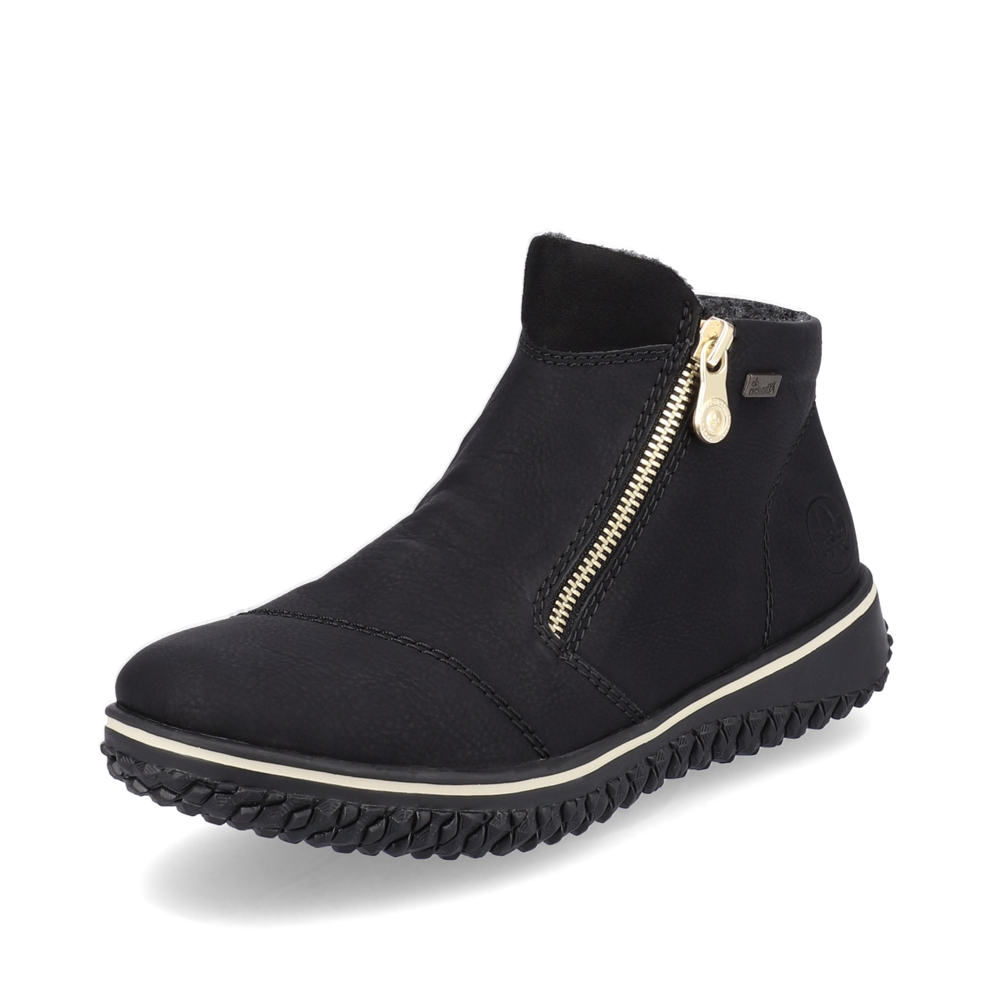 Black Zip Boots for Women | Rieker Z4265-00