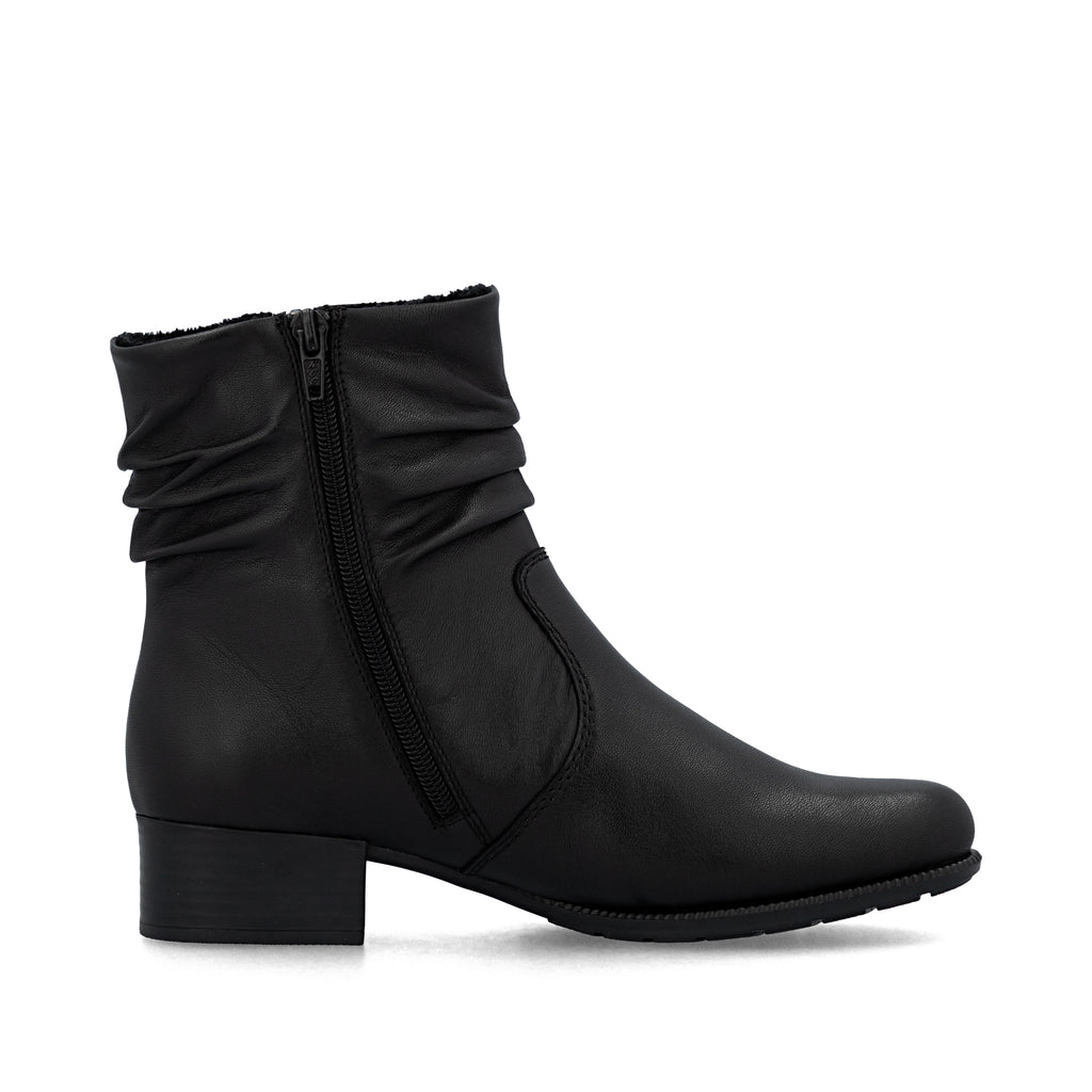 Black Zip Boots for Women | Rieker 78656-00