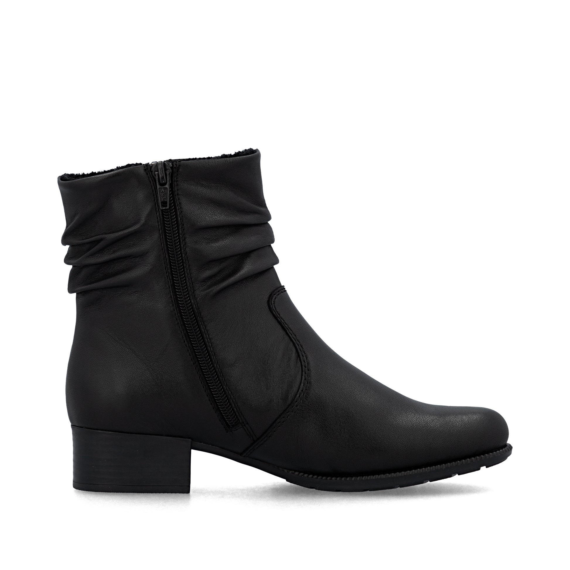 Black Zip Boots for Women | Rieker 78656-00