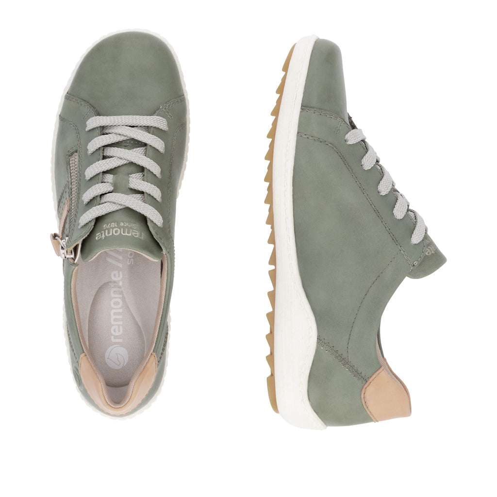 Green Zip Shoes for Women | Remonte R1432-52
