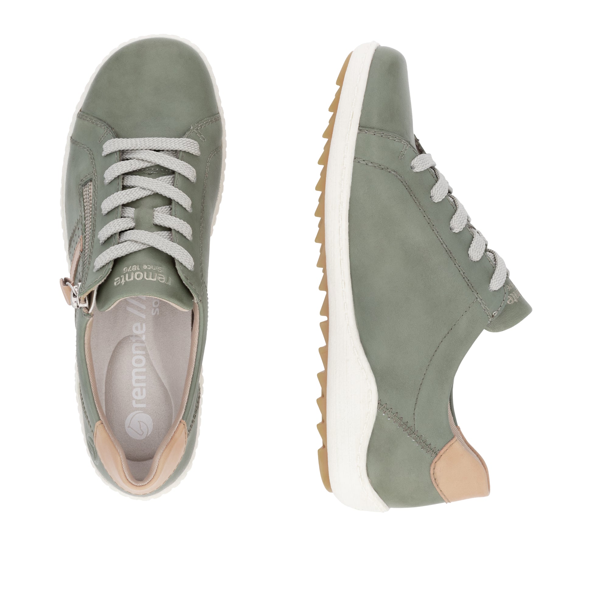 Green Zip Shoes for Women | Remonte R1432-52