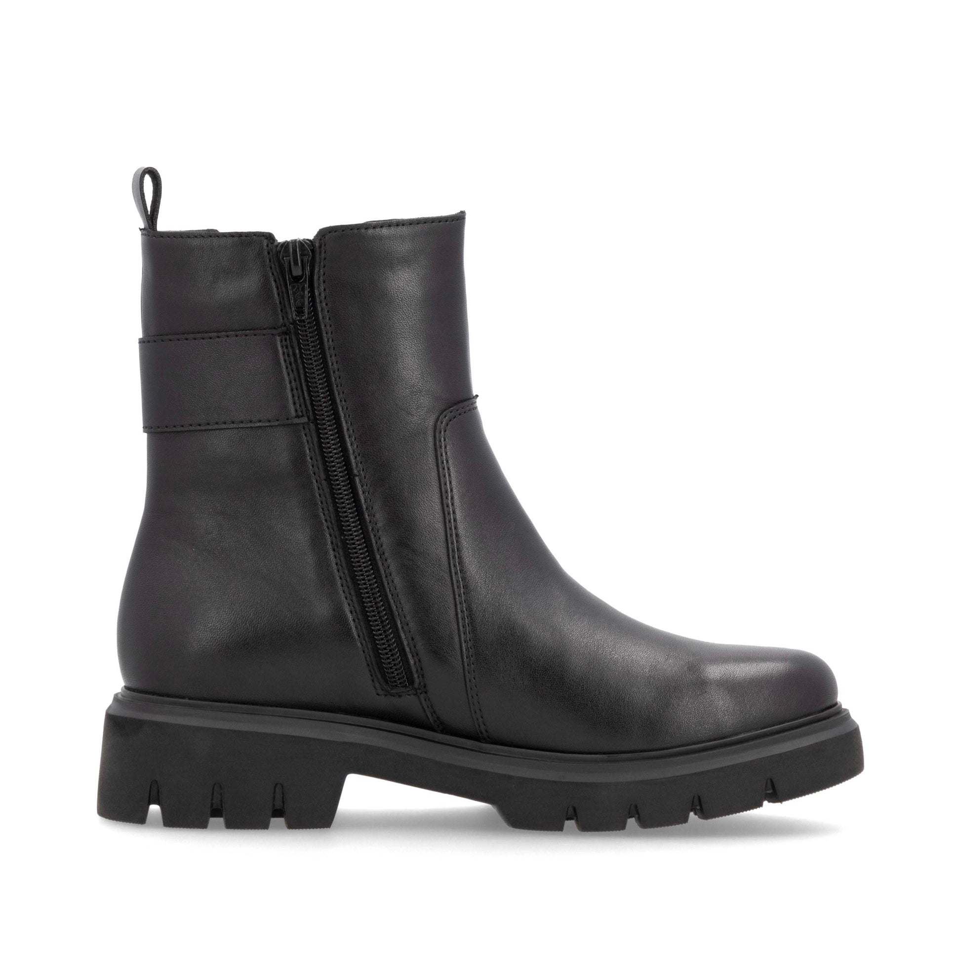Black Zip Boots for Women | Remonte D1W74-00