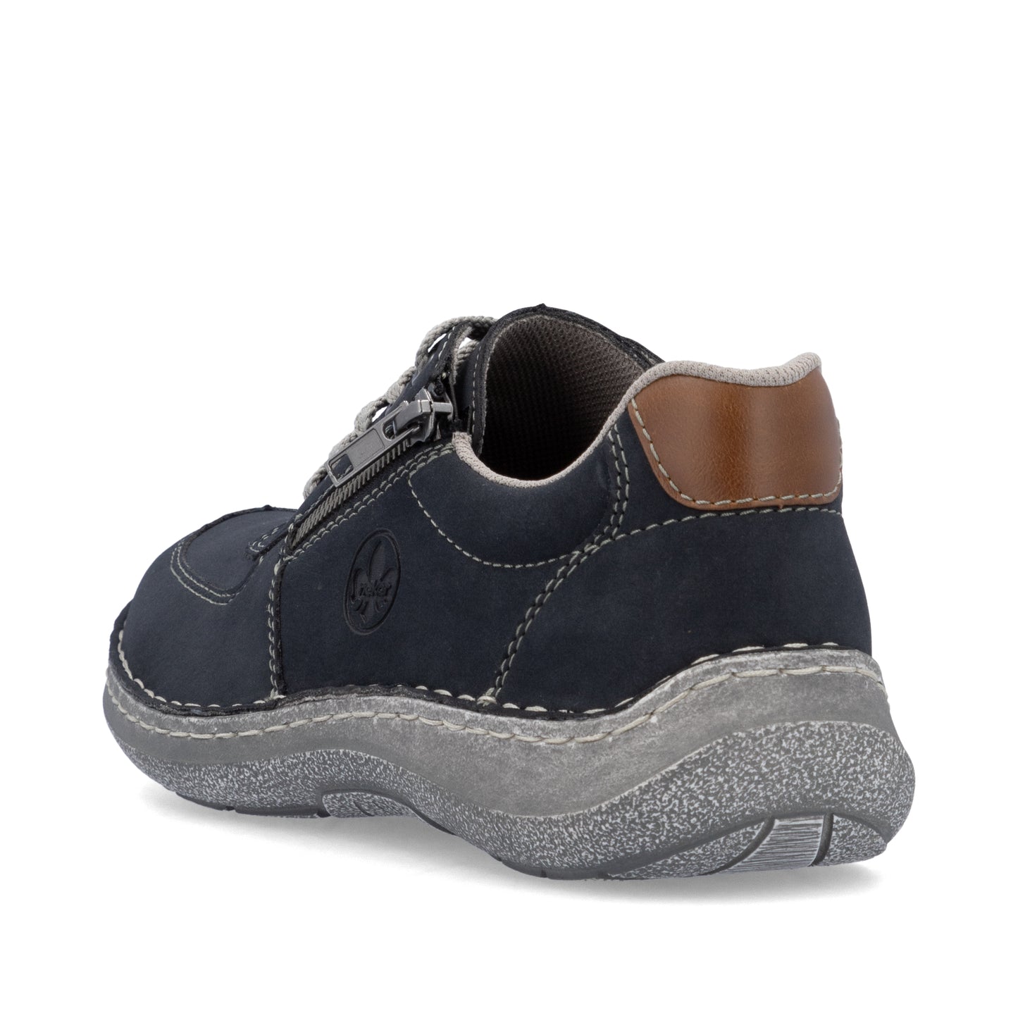 Rieker Men's Casual Lace-up Shoe - Blue | 03030-14
