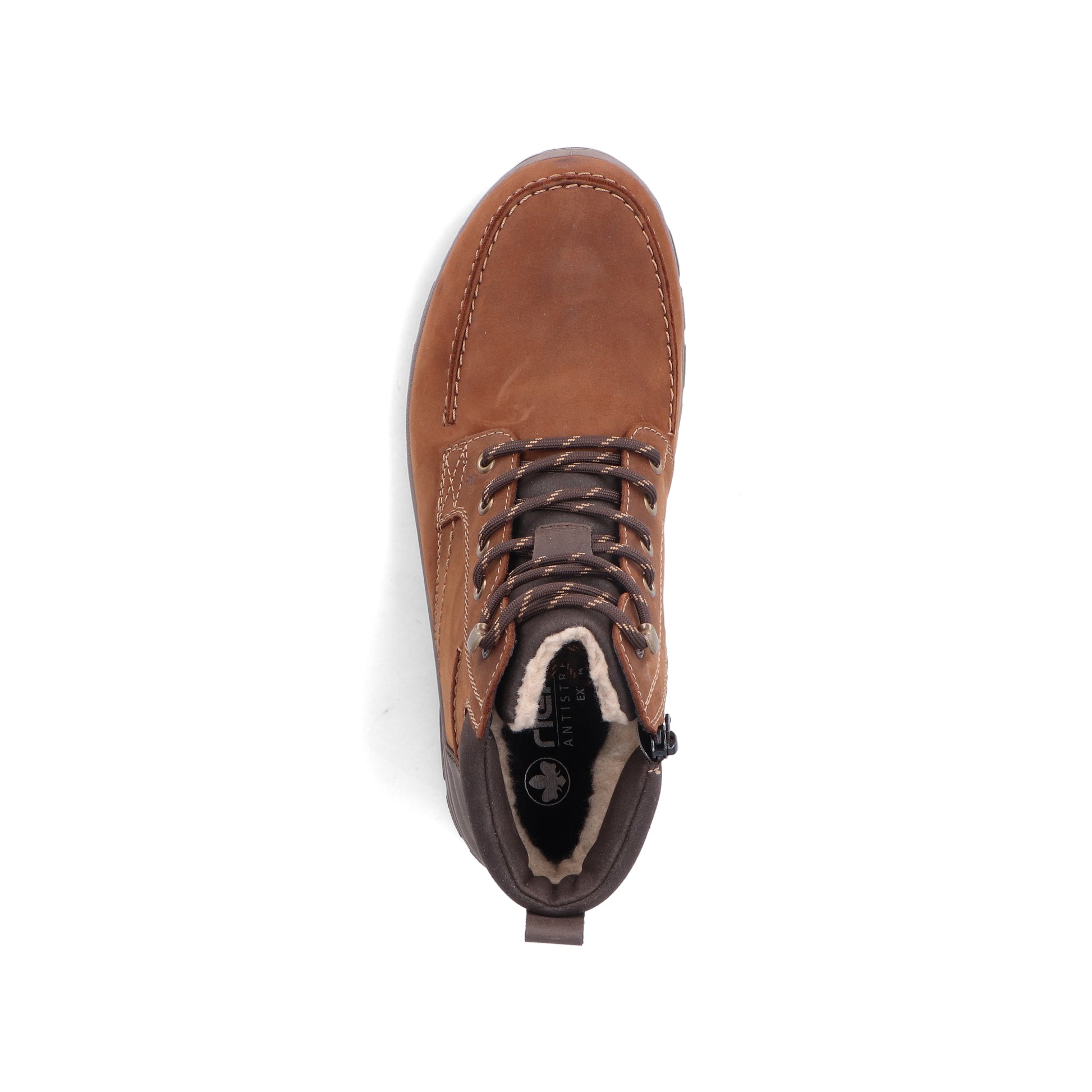 Brown Zip Boots for Men | Rieker 03610-22