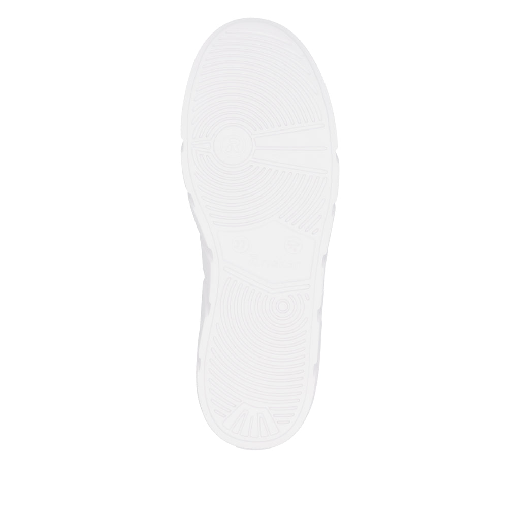 White Zip Shoes for Women | Rieker Sport W2605-80