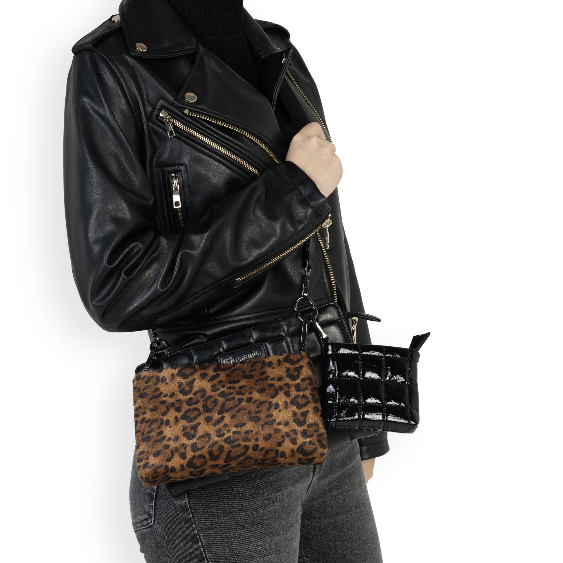 Black Zip Bags for Women | Remonte Q0649-01