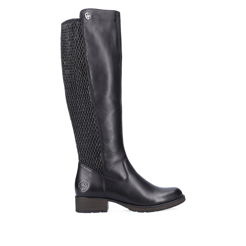 Black Zip Boots for Women | Rieker Z9591-00
