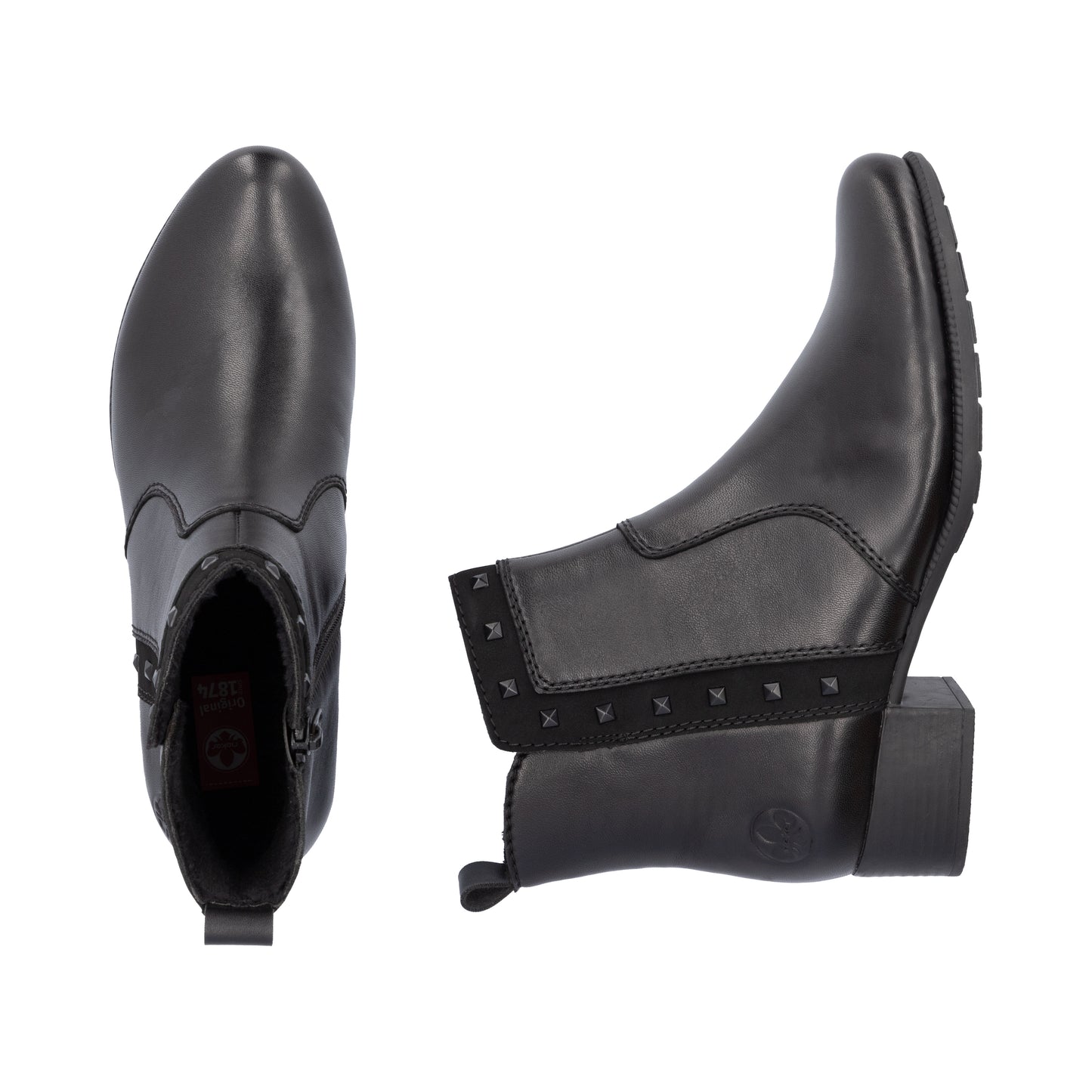 Rieker Woman's Boots - Black | 78657-00
