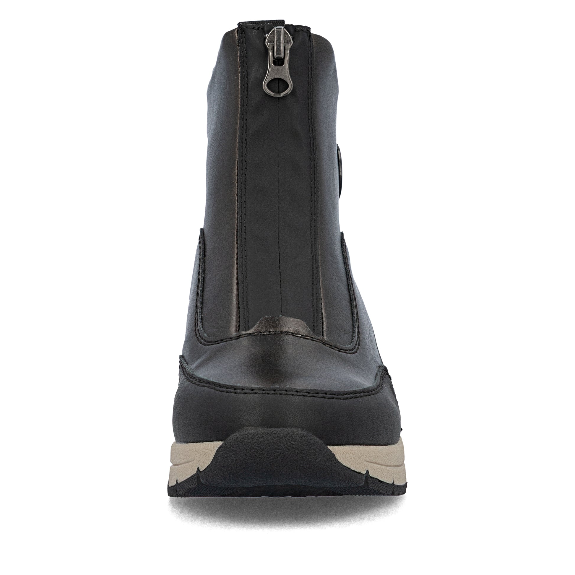 Brown Zip Boots for Women | Rieker N9381-60