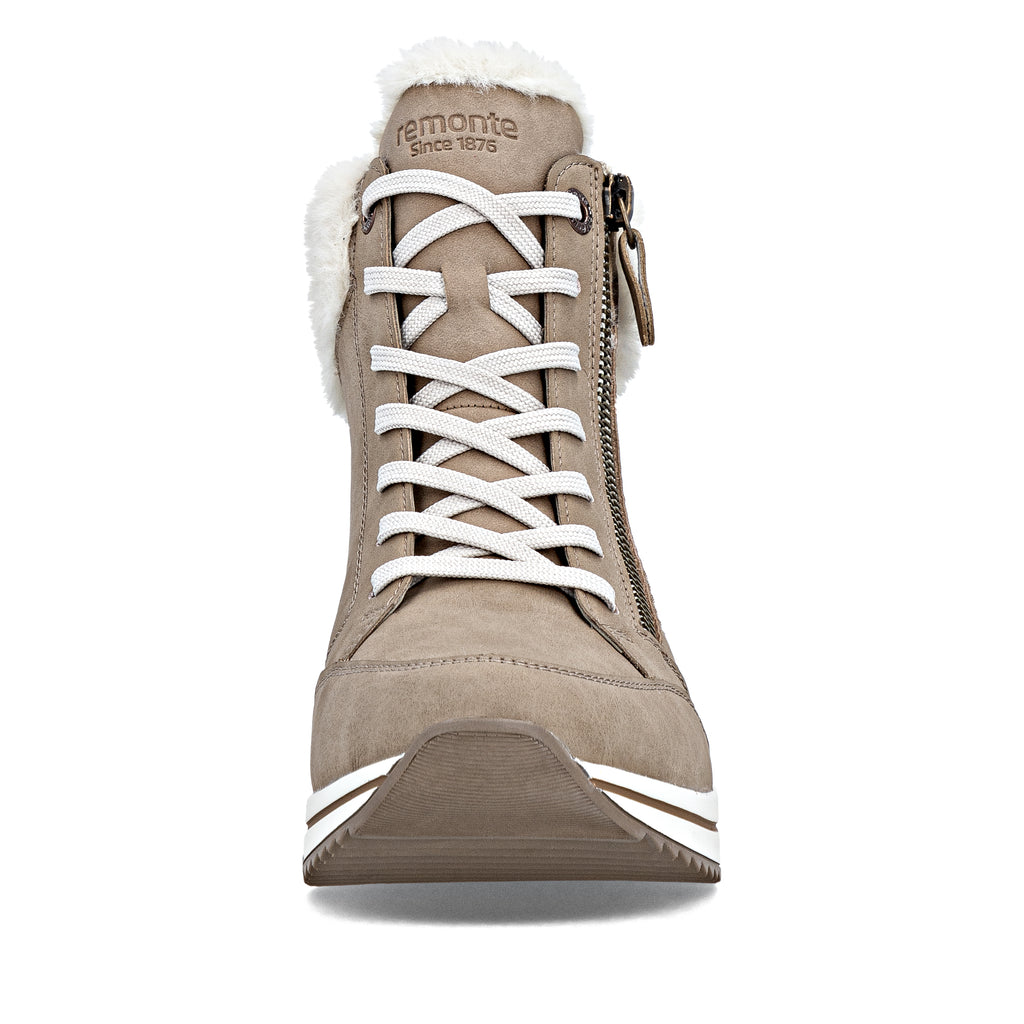 Brown Zip Boots for Women | Remonte D0T77-20